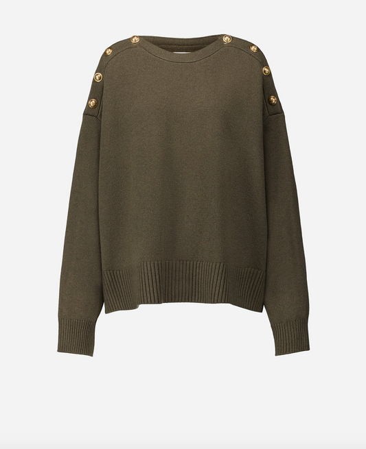Pull cabanon kaki LAURENCE BRAS