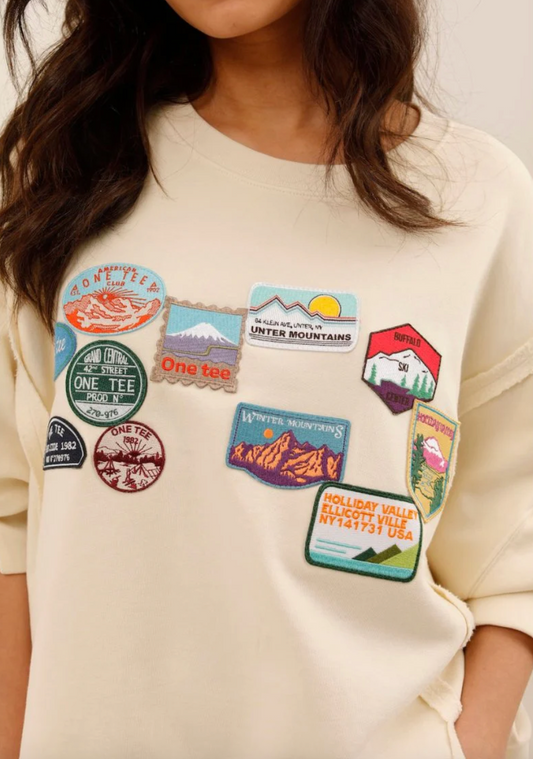 Sweat Olympe ivoire ONE TEE