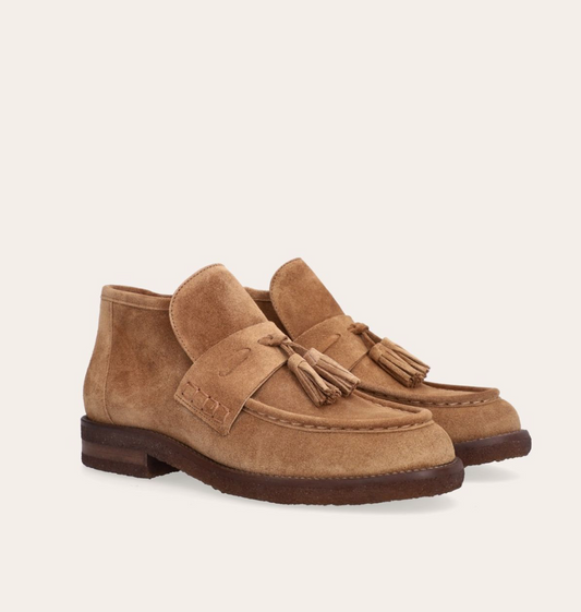 Bottines désert en daim clair - BILLI BI