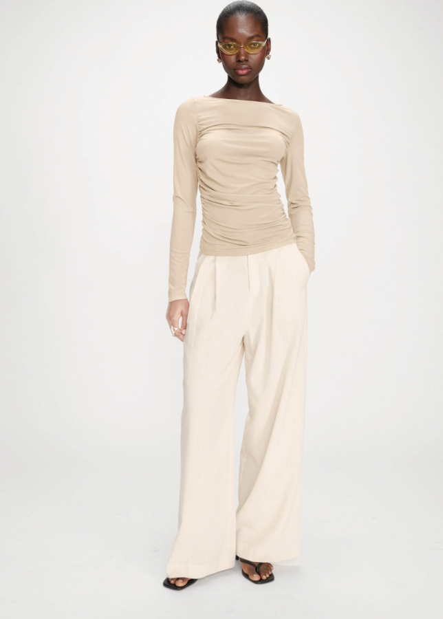 t-shirt Valeda sable et sauge Grace & Mila