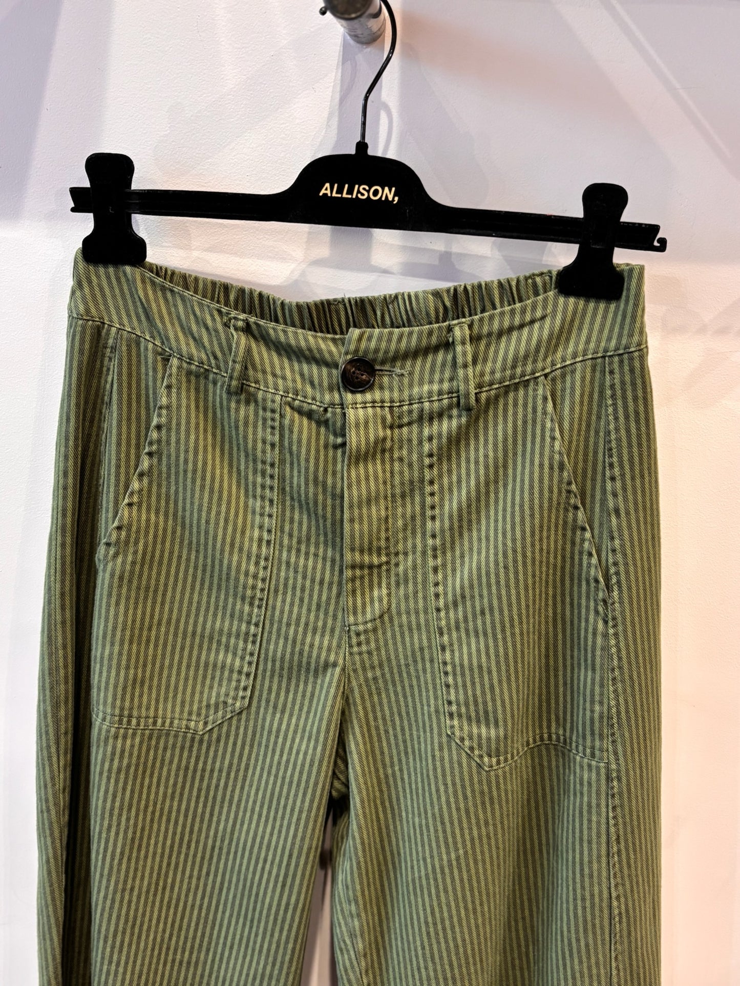 Pantalon Johanna cargo rayé