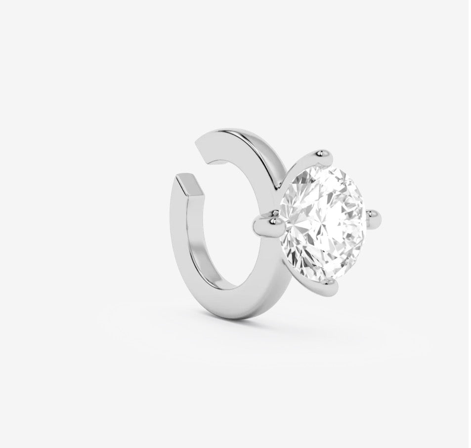 Bague d’oreille solitaire