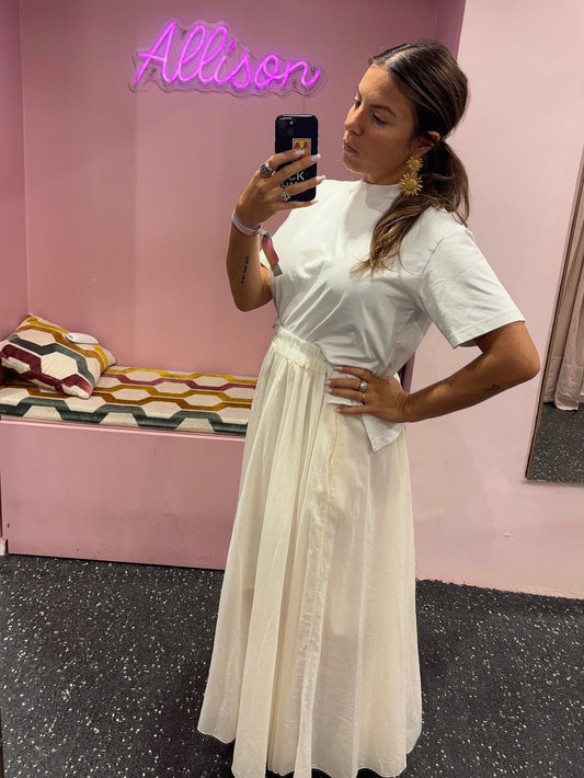 Jupe longue voile de coton Johanna Paris