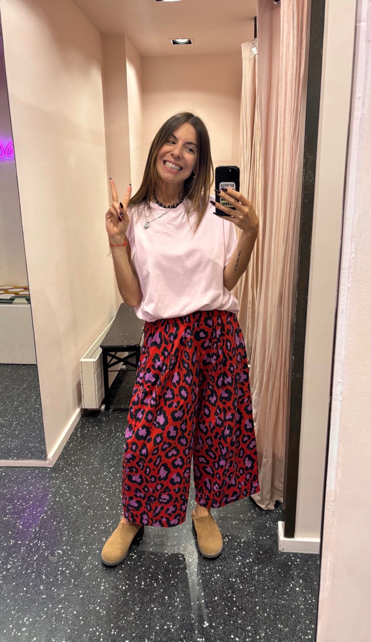 JOHANNA - Pantalon léopard