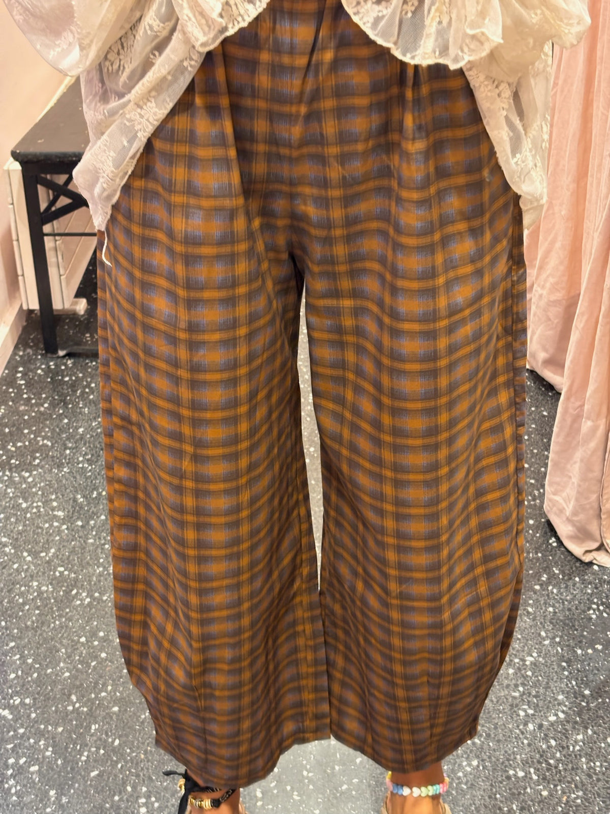 JOHANNA - Pantalon à carreaux