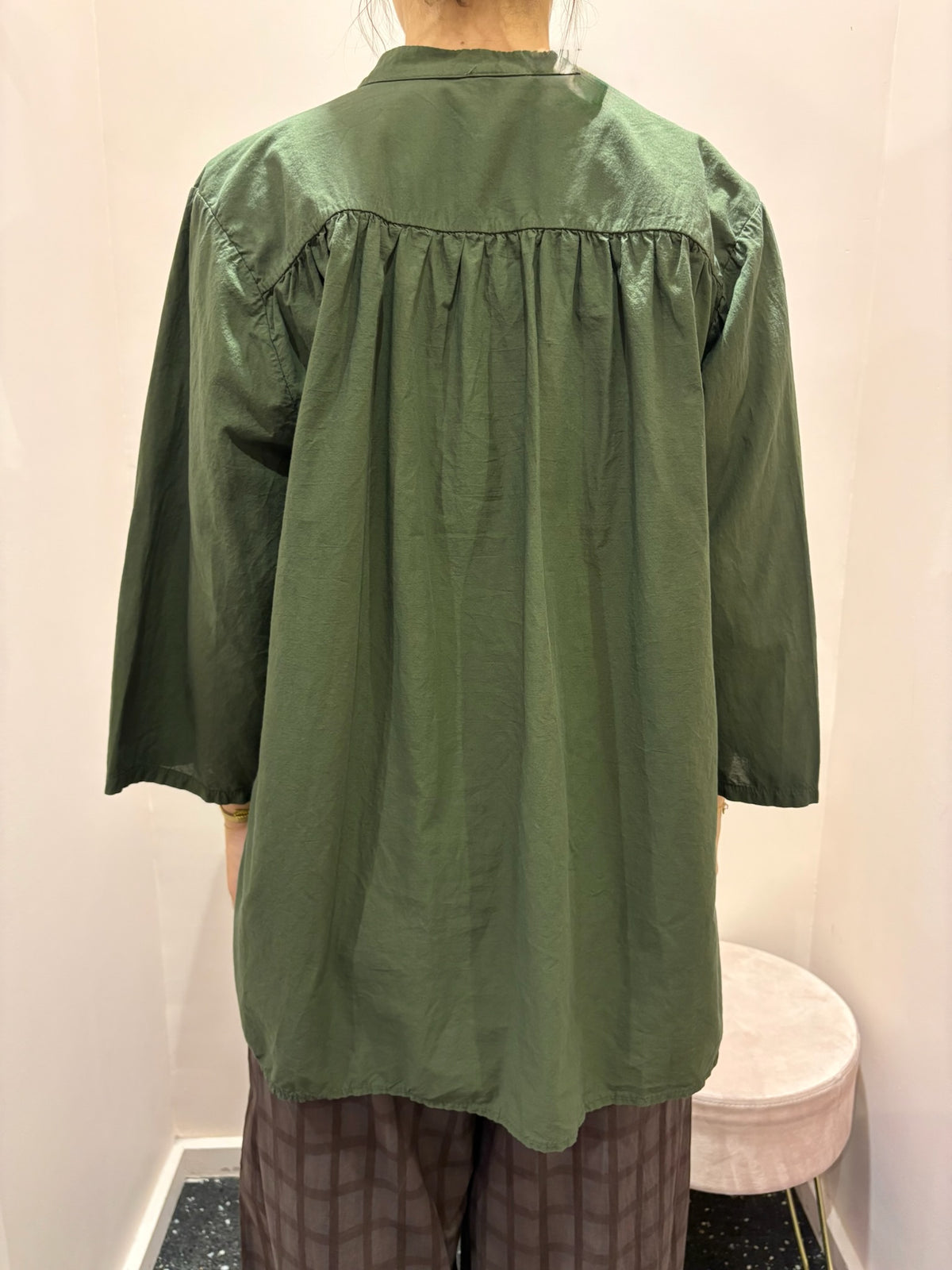JOHANNA-Blouse ample col volanté