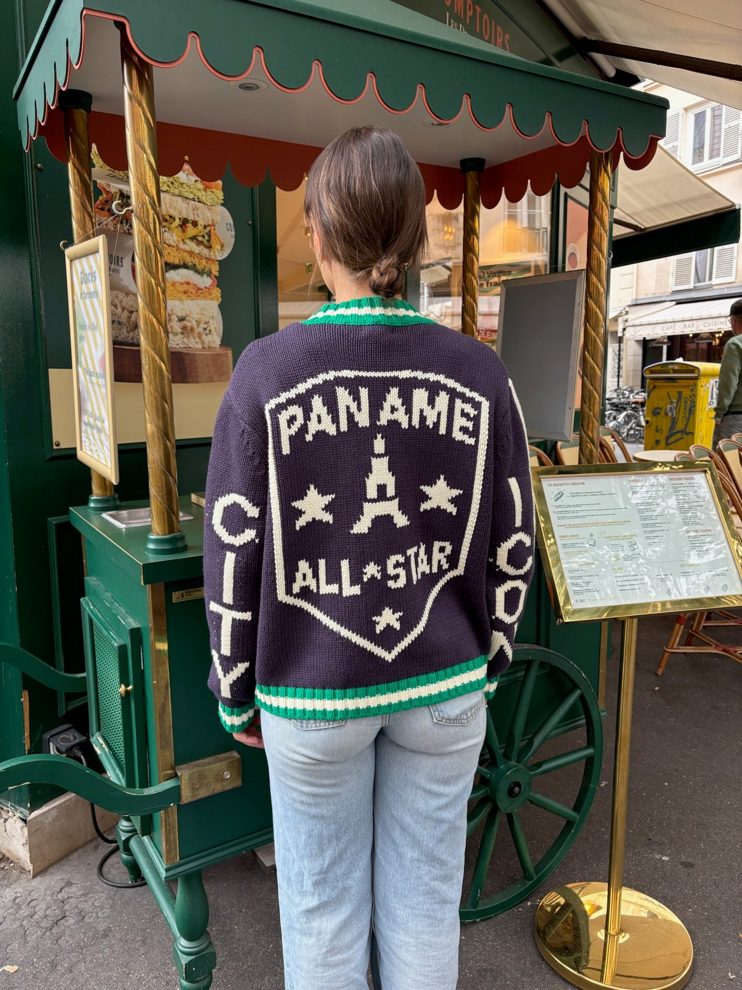 ONE TEE - veste indigo Paname All star