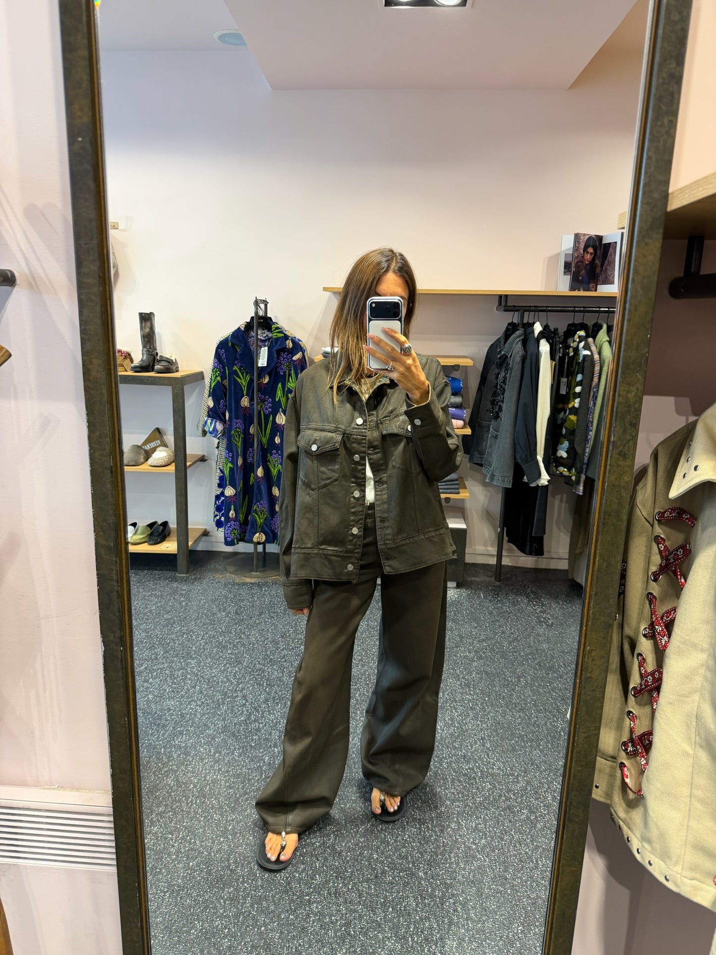 LABDIP - Veste en jean glossy