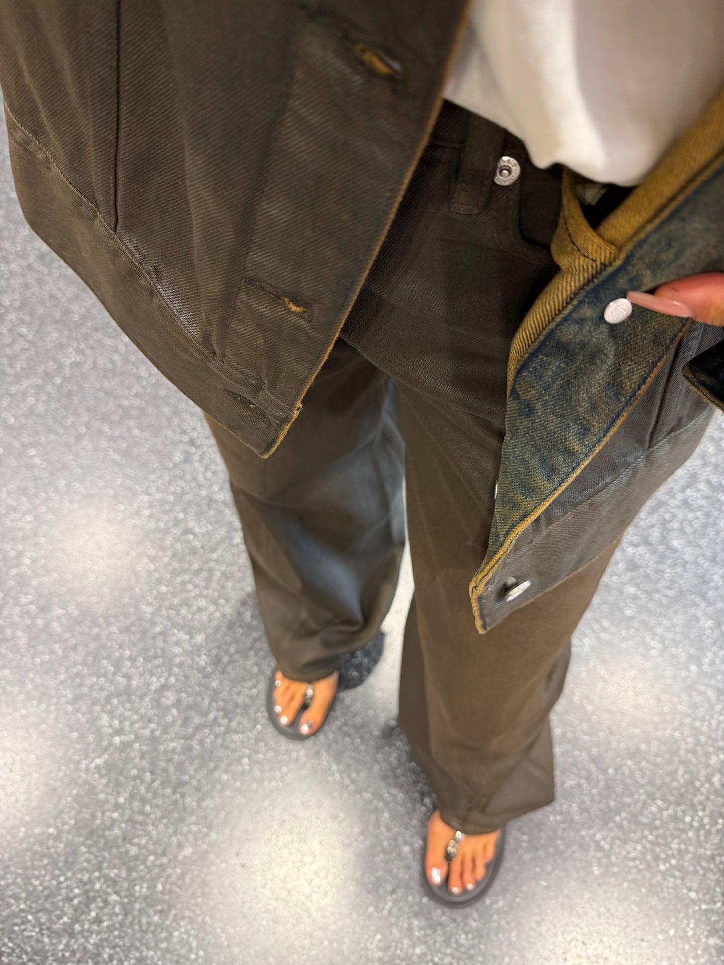 LABDIP - Veste en jean glossy