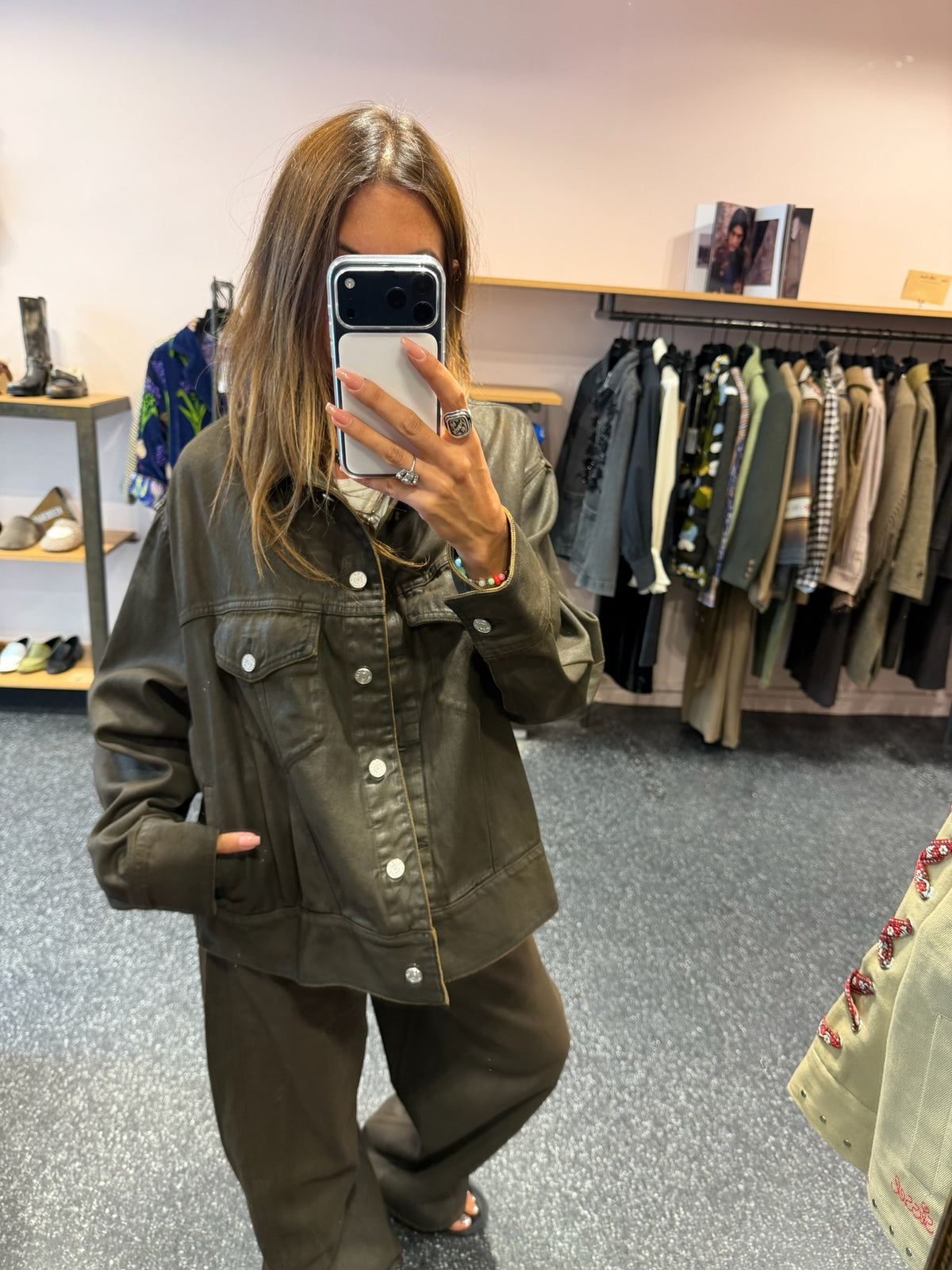 LABDIP - Veste en jean glossy