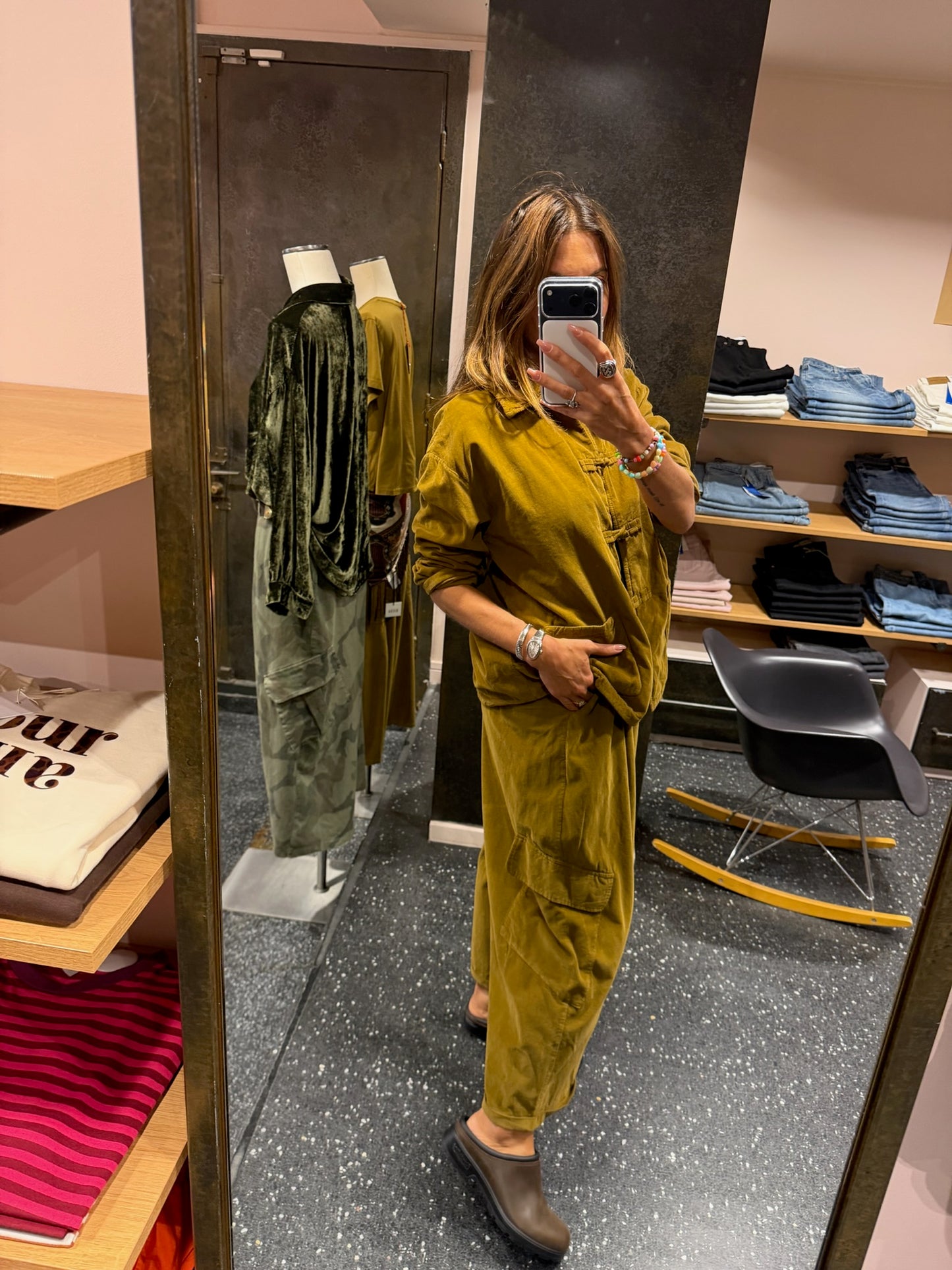 JOHANNA - Veste japonisante en velours côtelé