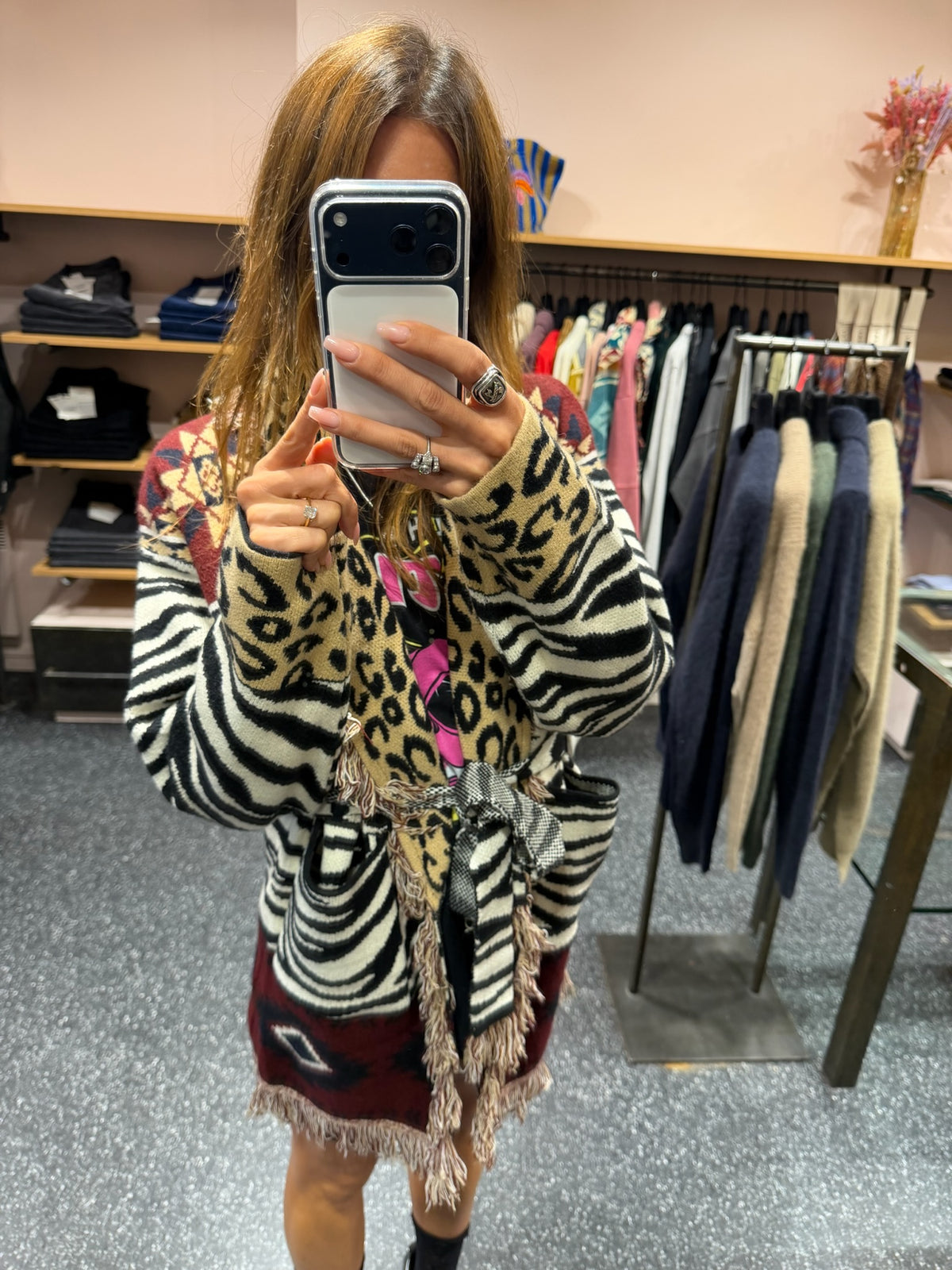 Gilet zèbre