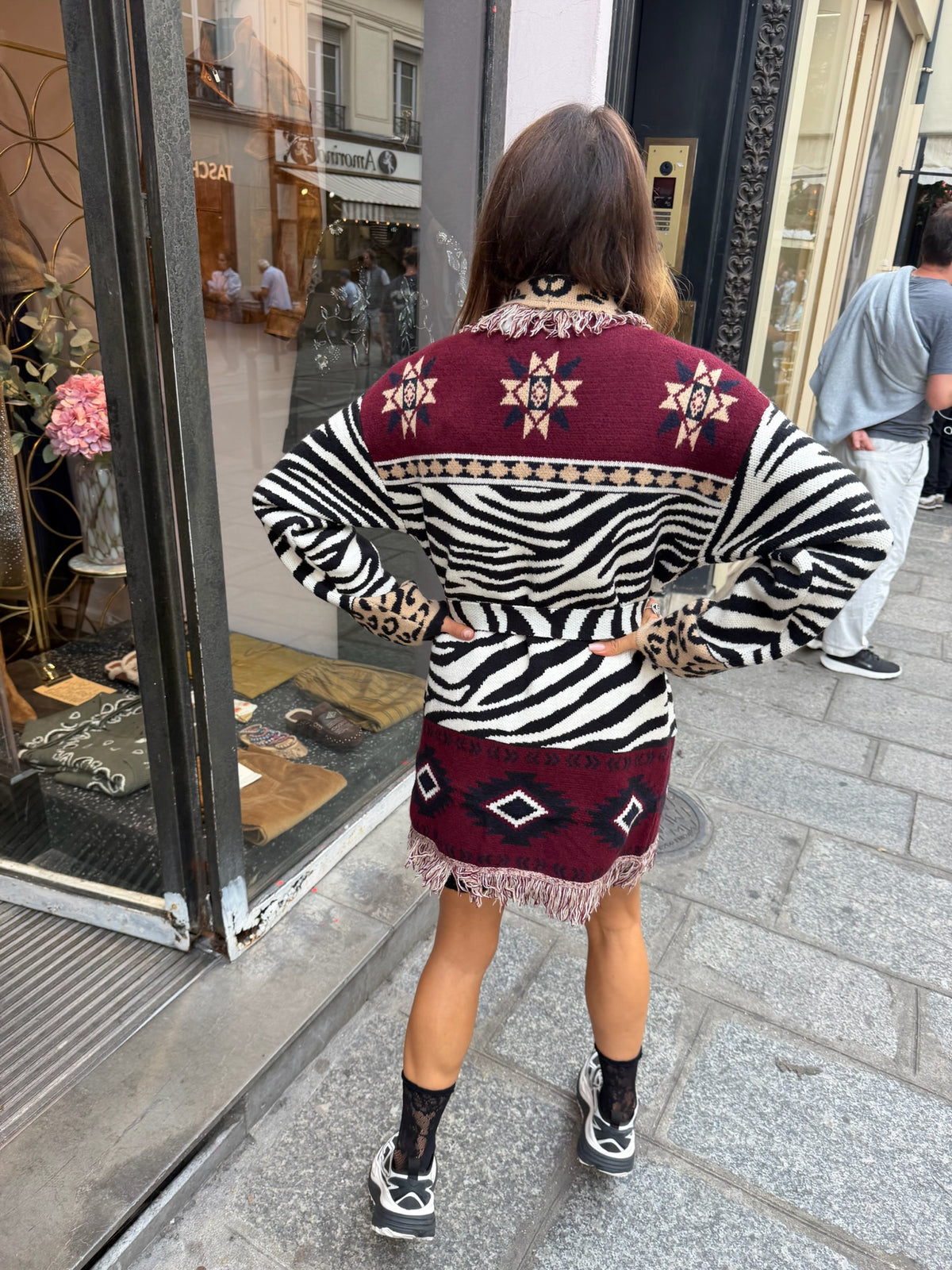 Gilet zèbre