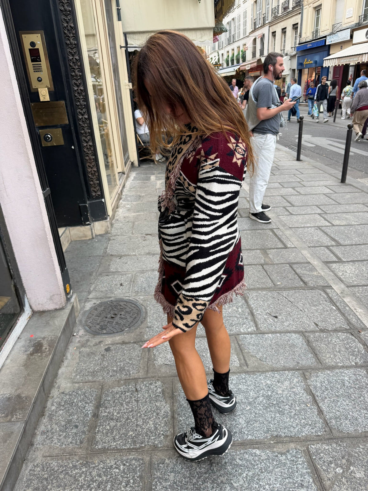 Gilet zèbre