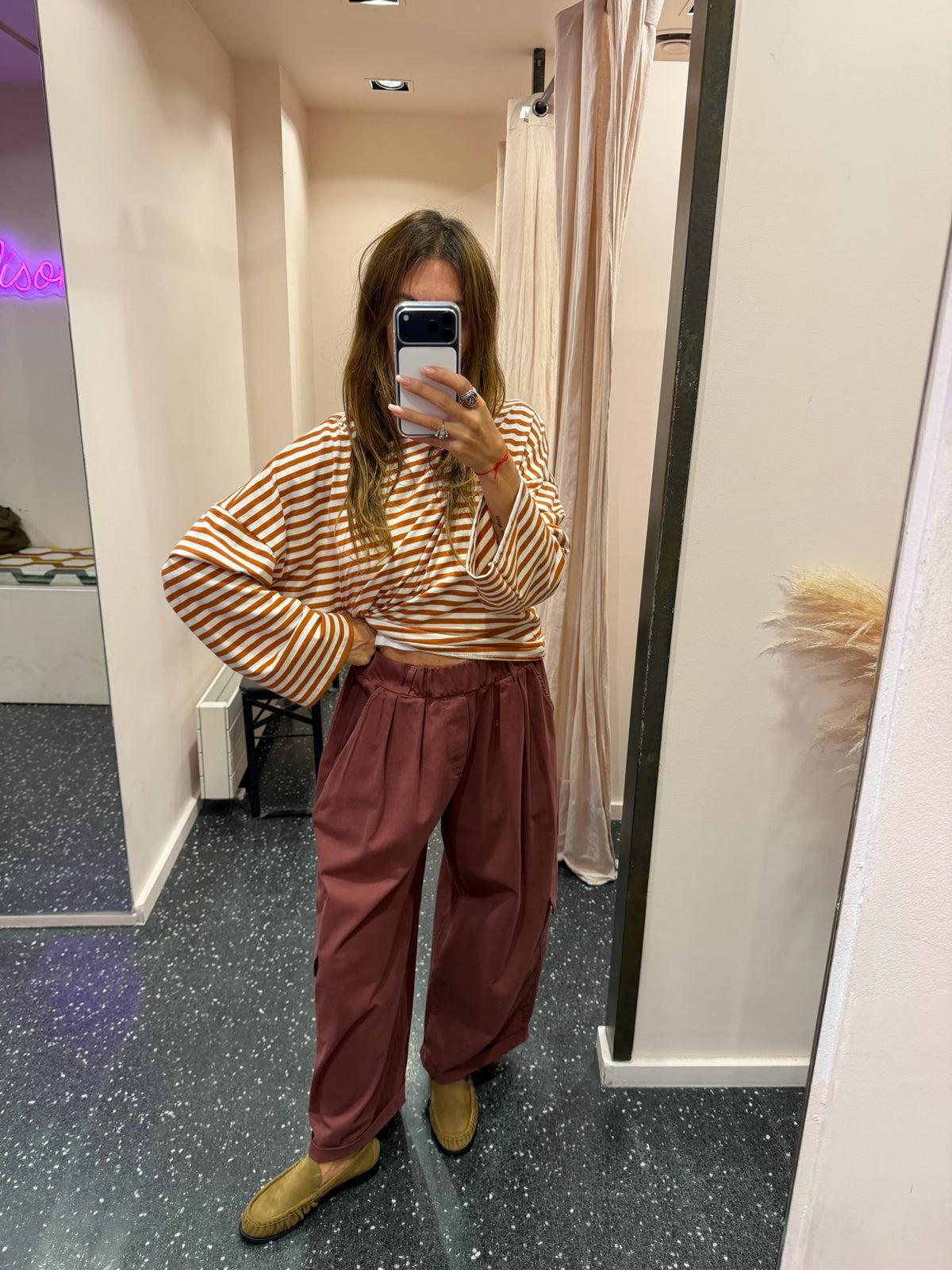 JOHANNA - Pantalon cargo taille élastique