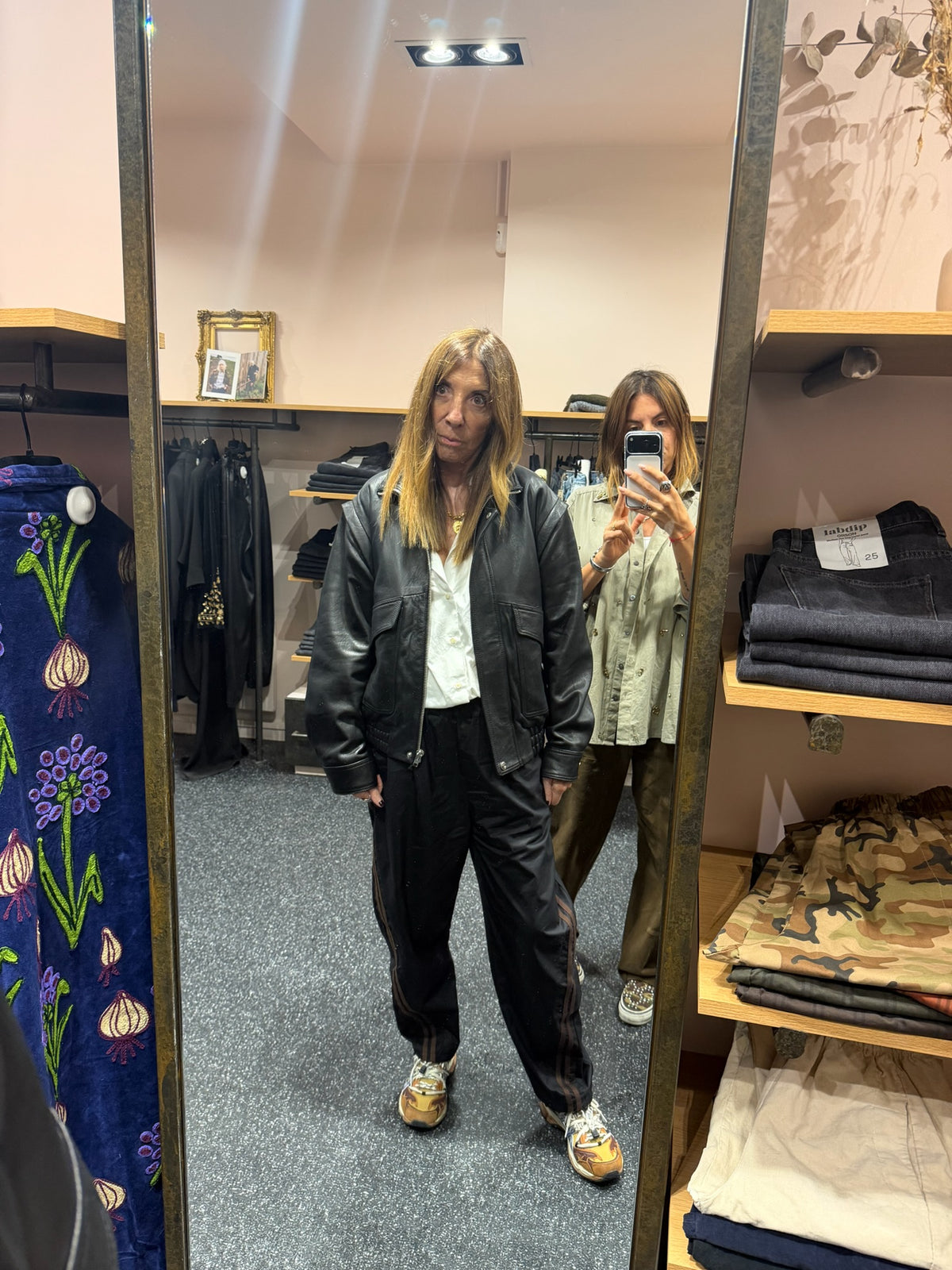 PARIENTE - veste en cuir