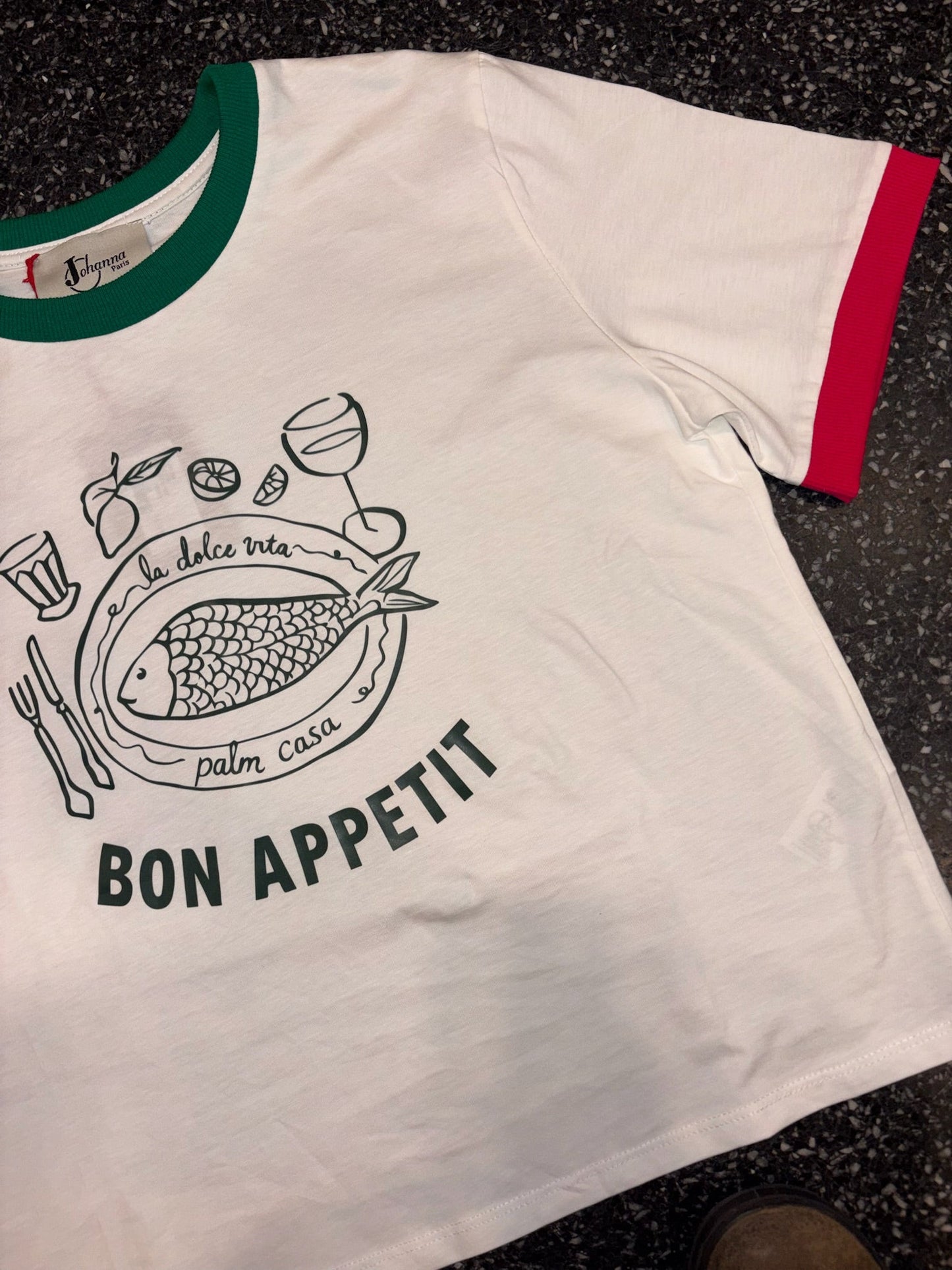 JOHANNA - t-shirt bon appétit