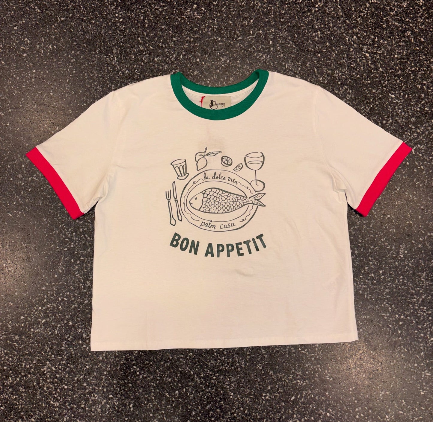 JOHANNA - t-shirt bon appétit