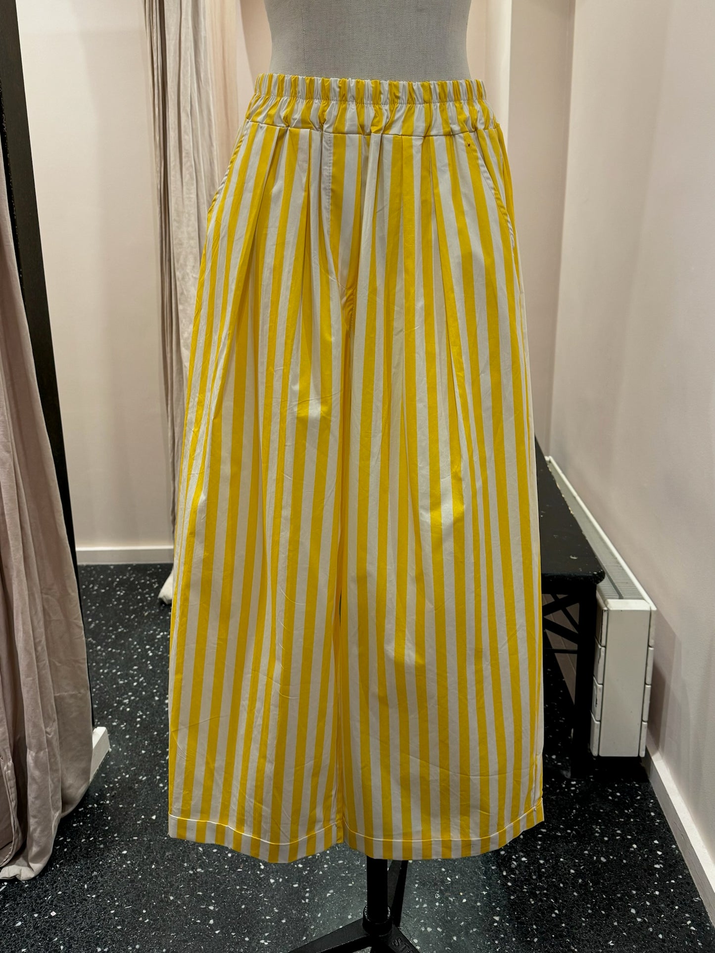 JOHANNA - Pantalon rayé bicolore