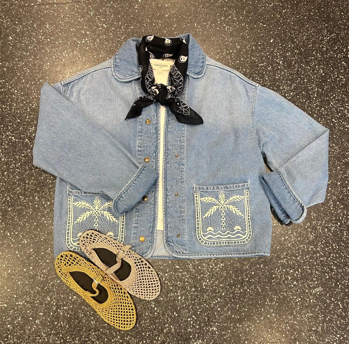 TINSELS – Elvis veste en jean