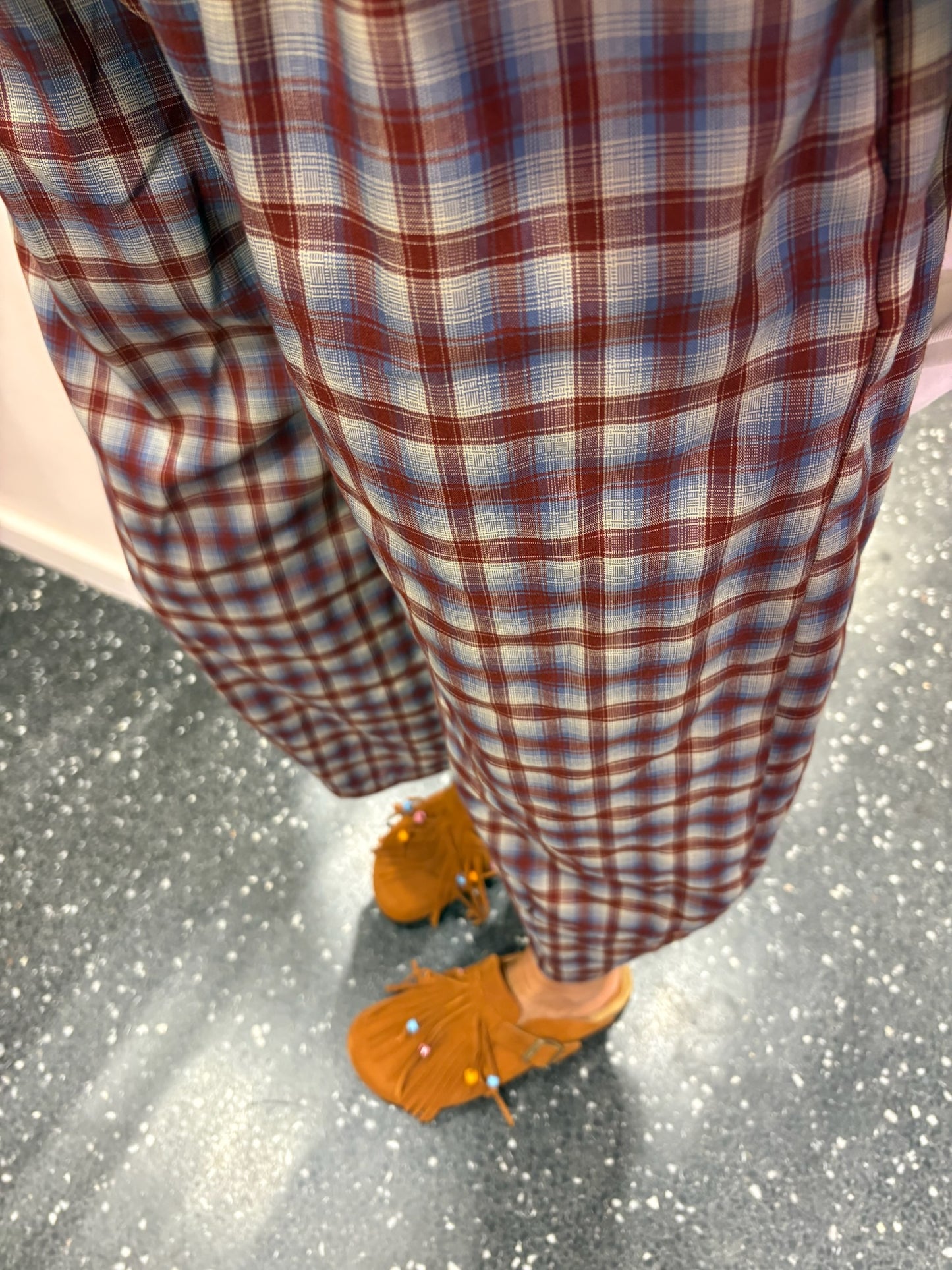 JOHANNA - Pantalon à carreaux