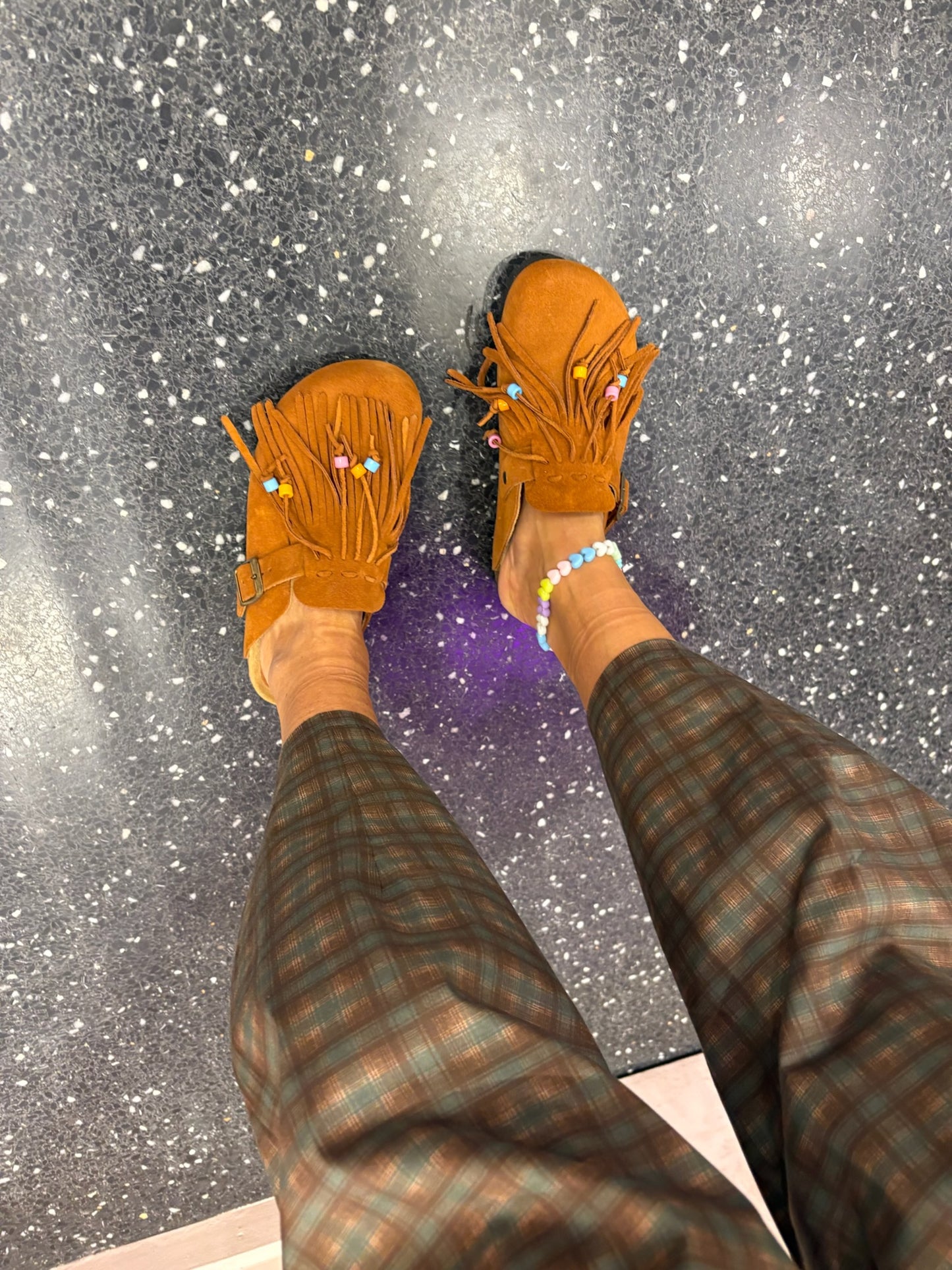 JOHANNA - Pantalon à carreaux
