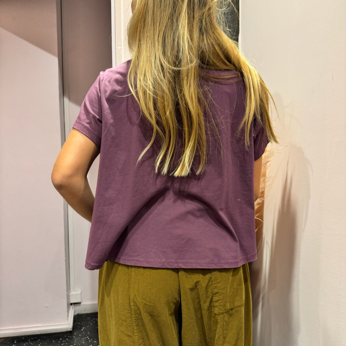 JOHANNA - T-shirt manches courtes évasé