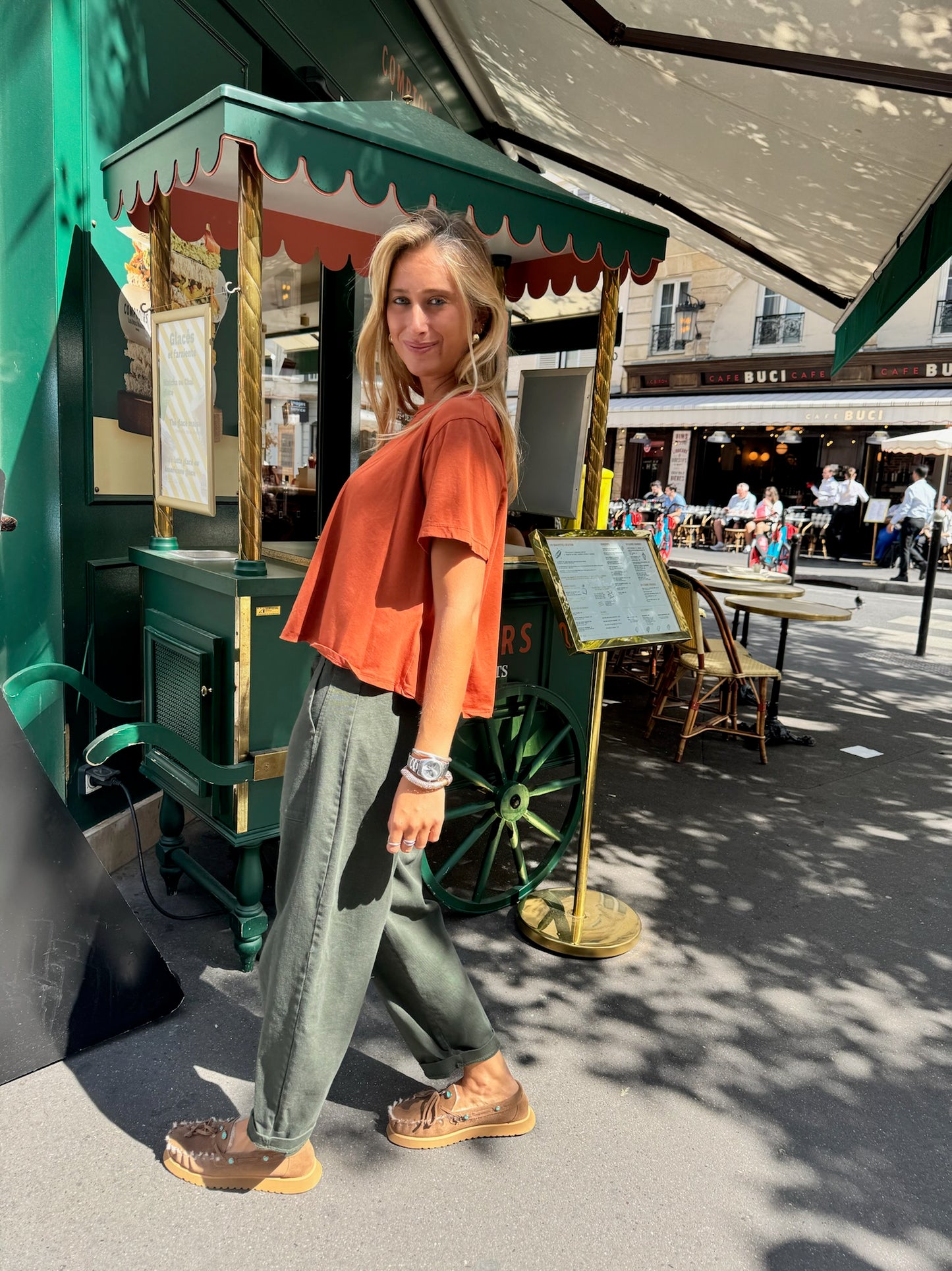 JOHANNA - pantalon carrot taille élastiquée