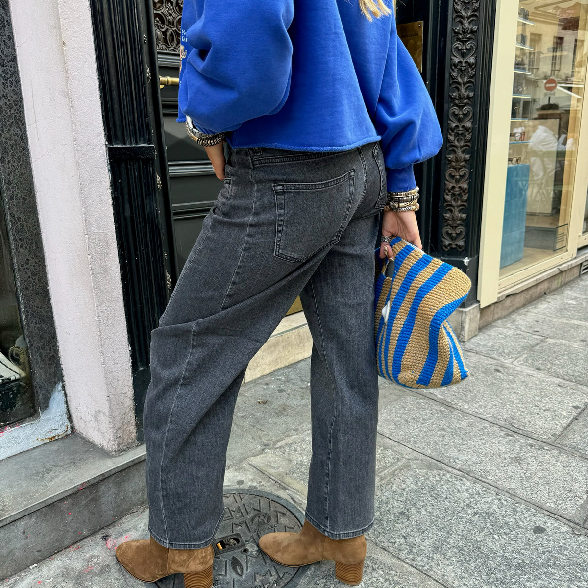 FIVE - Jean barrel Jude grey