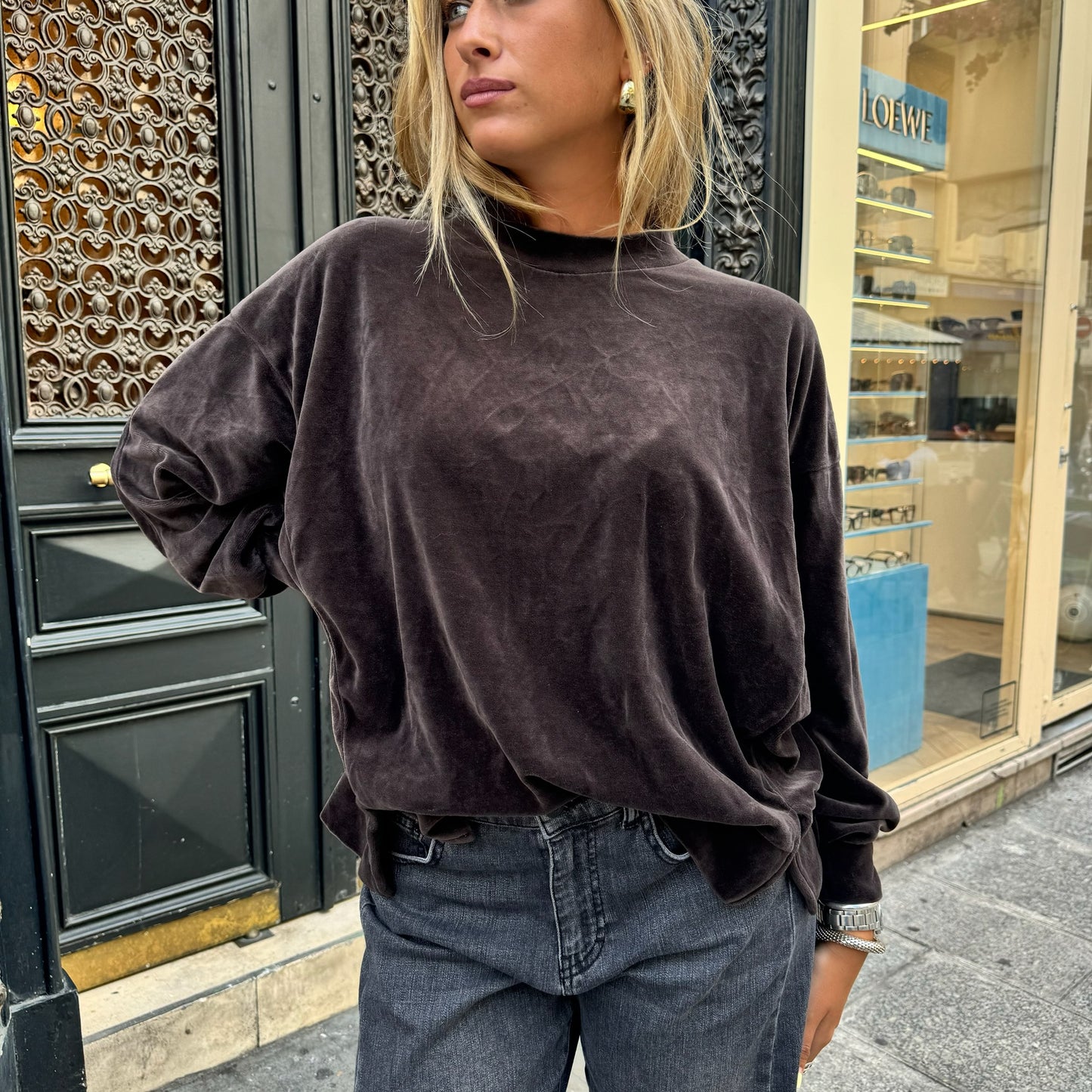 JOHANNA - Sweat velours