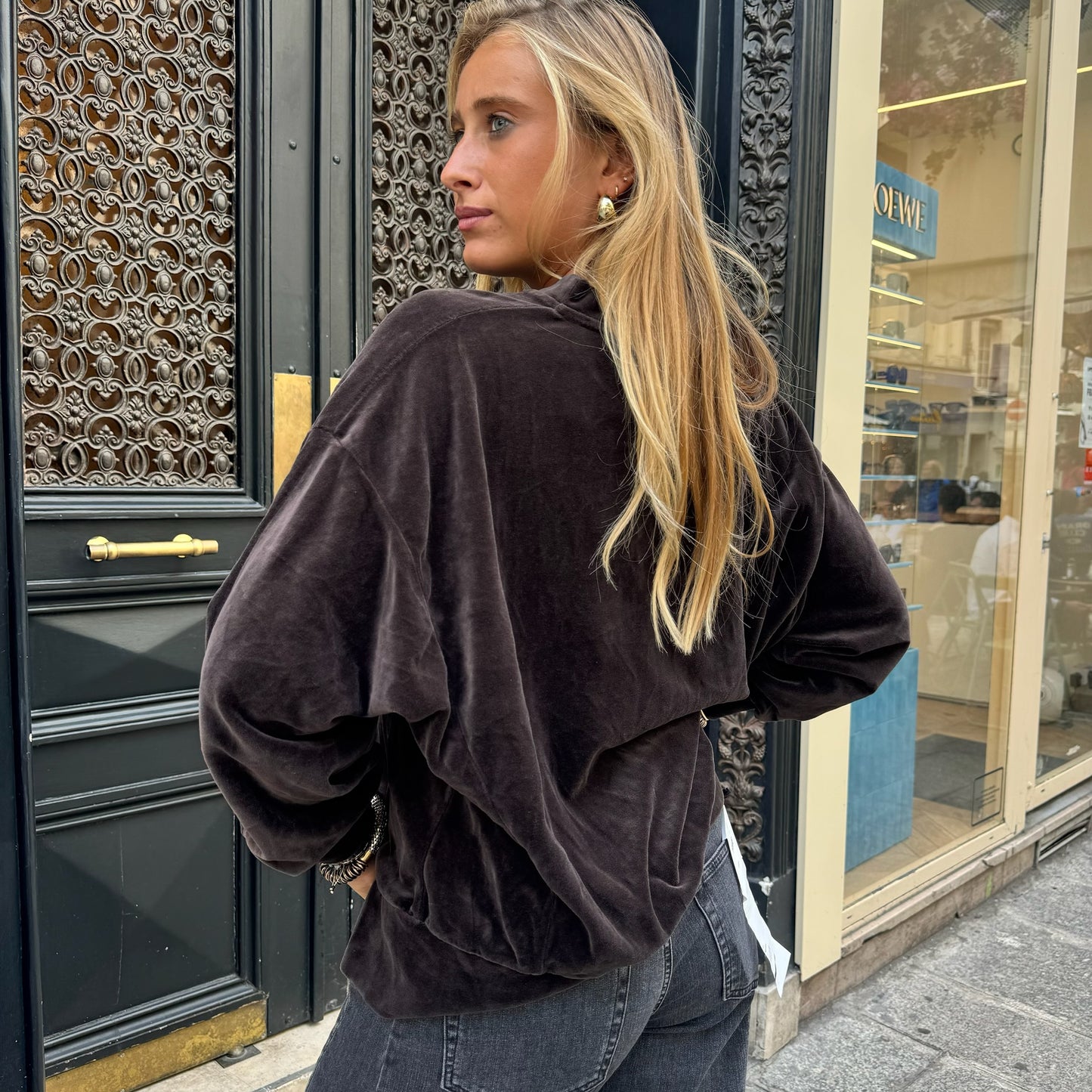 JOHANNA - Sweat velours