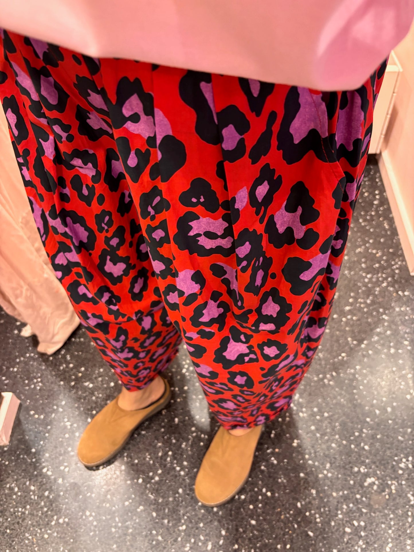 JOHANNA - Pantalon léopard