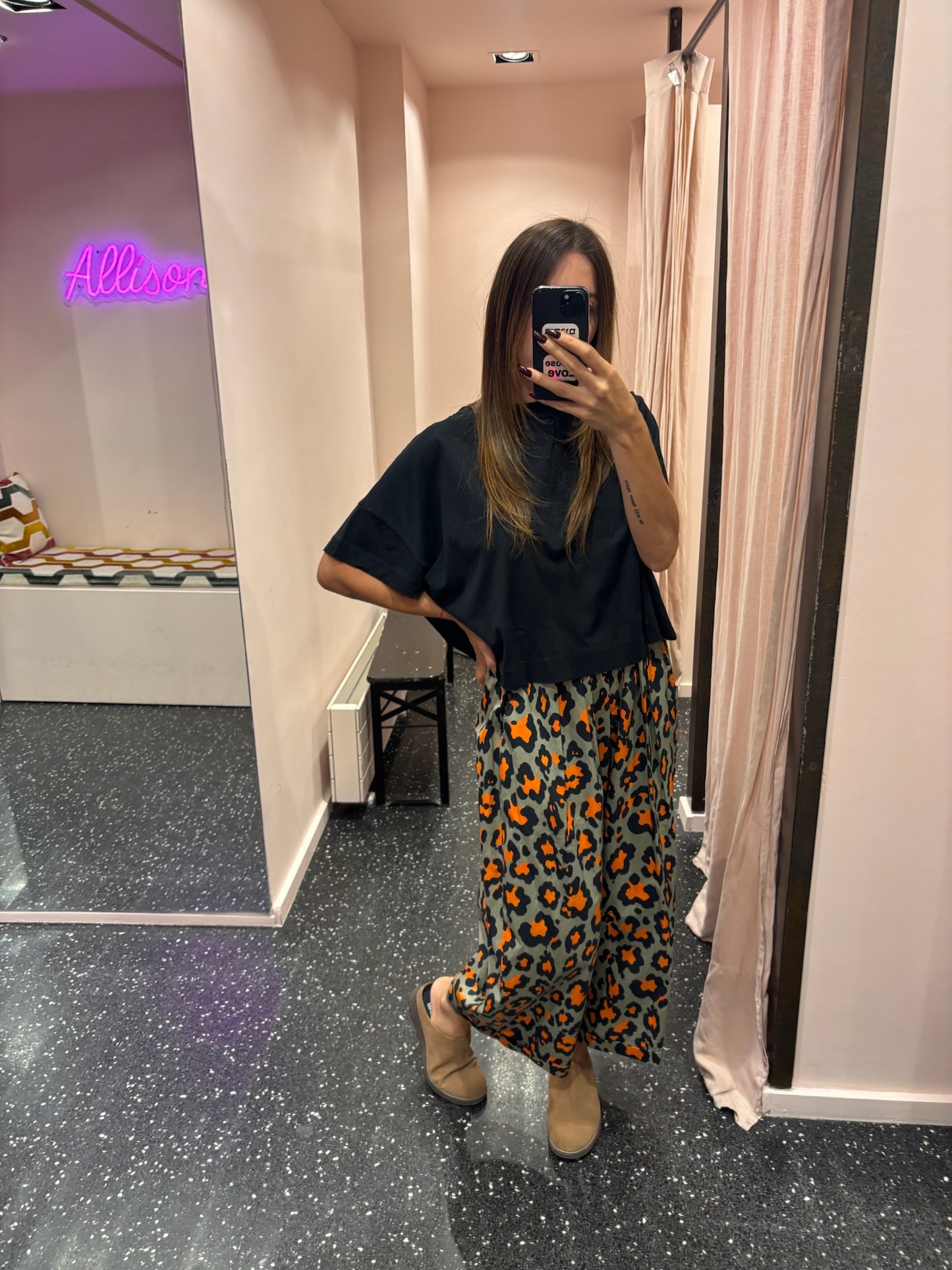 JOHANNA - Pantalon léopard