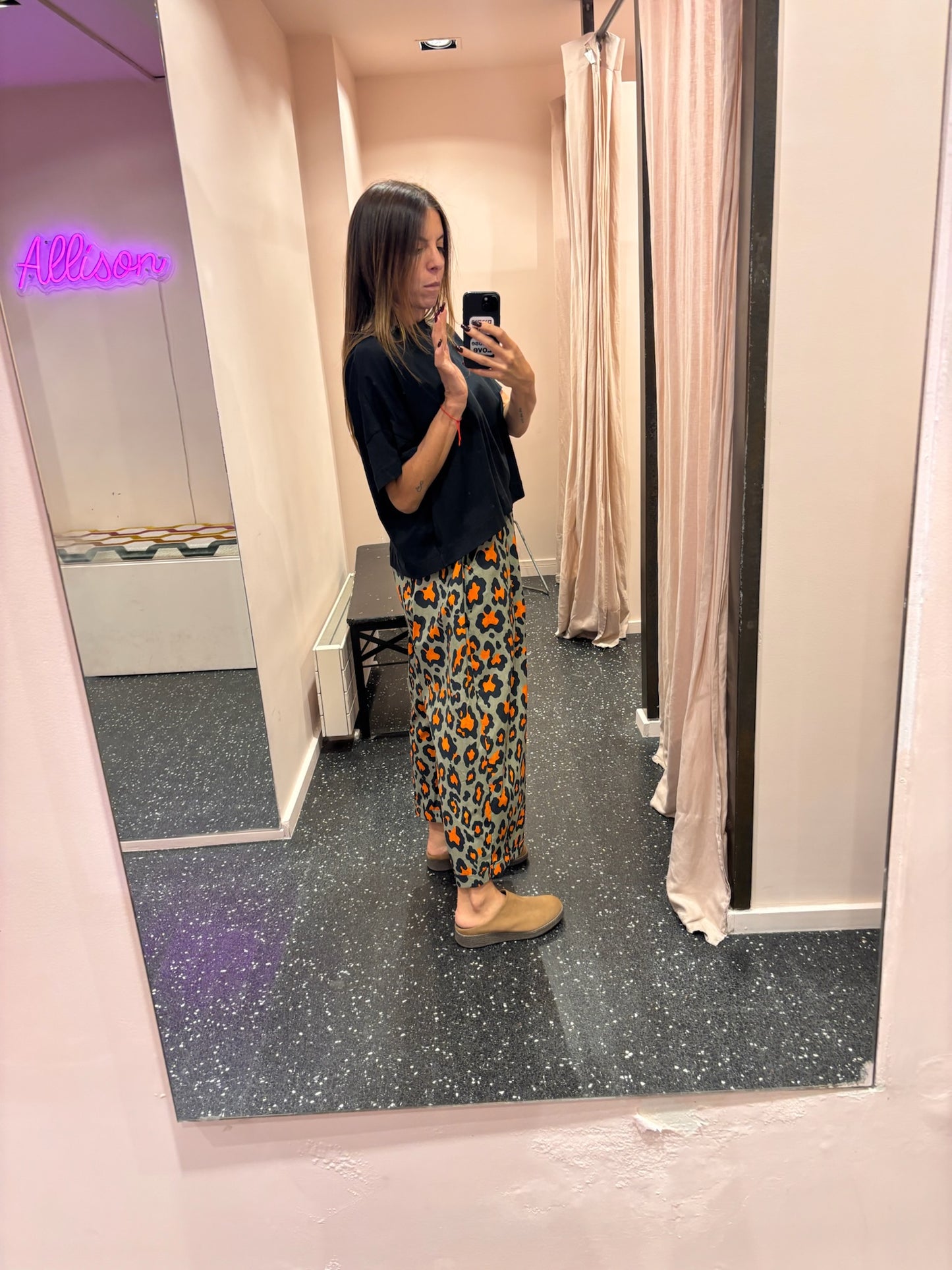 JOHANNA - Pantalon léopard