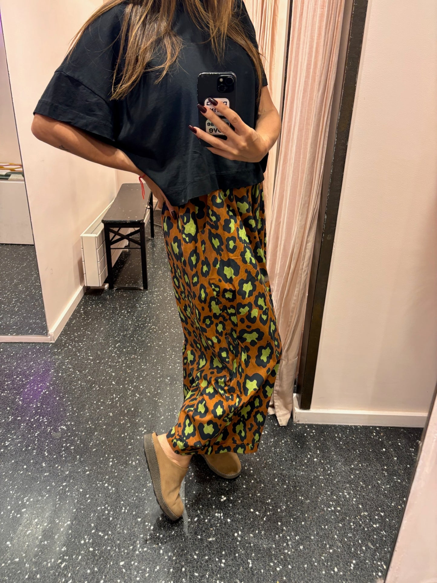 JOHANNA - Pantalon léopard