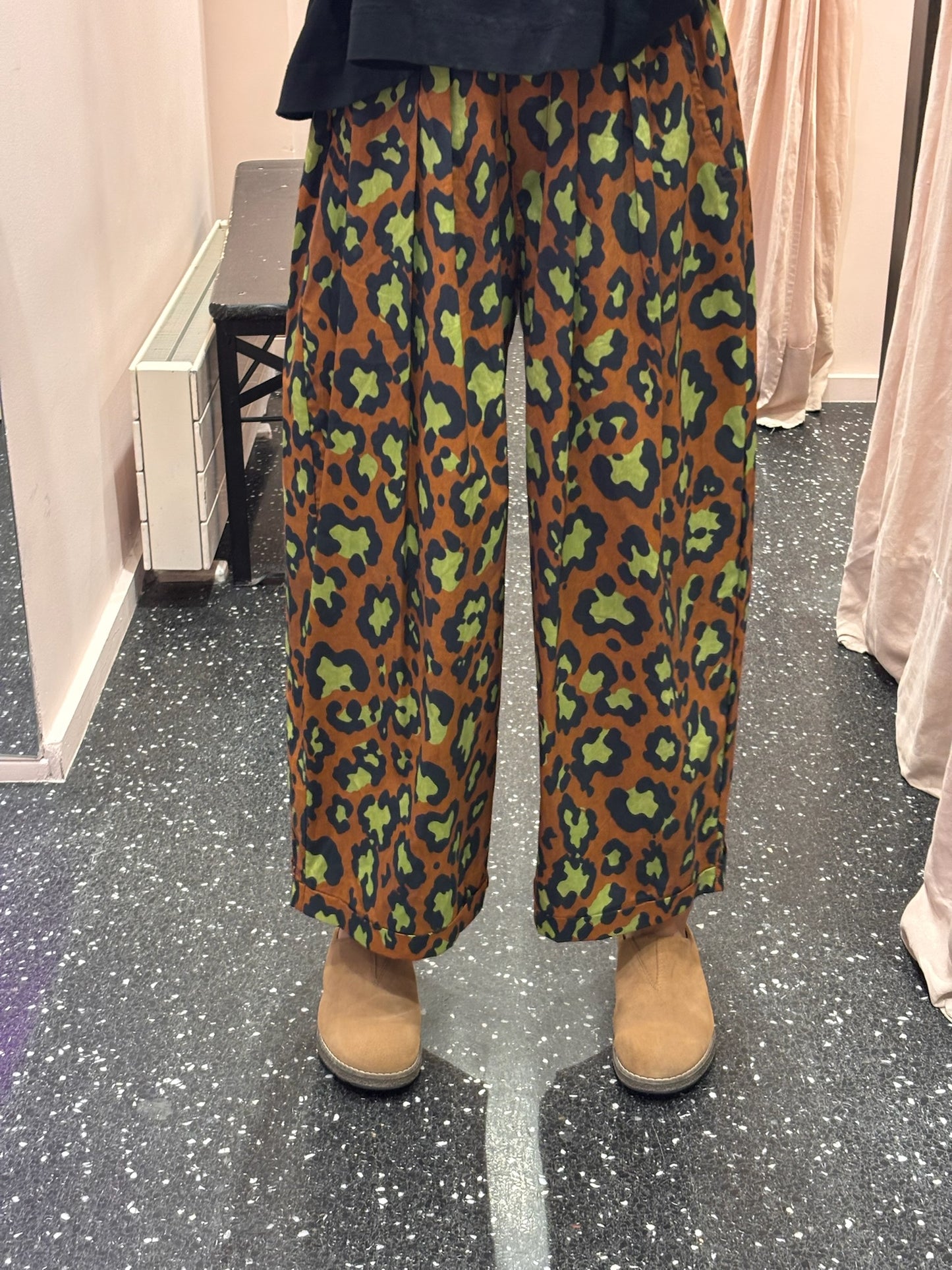 JOHANNA - Pantalon léopard