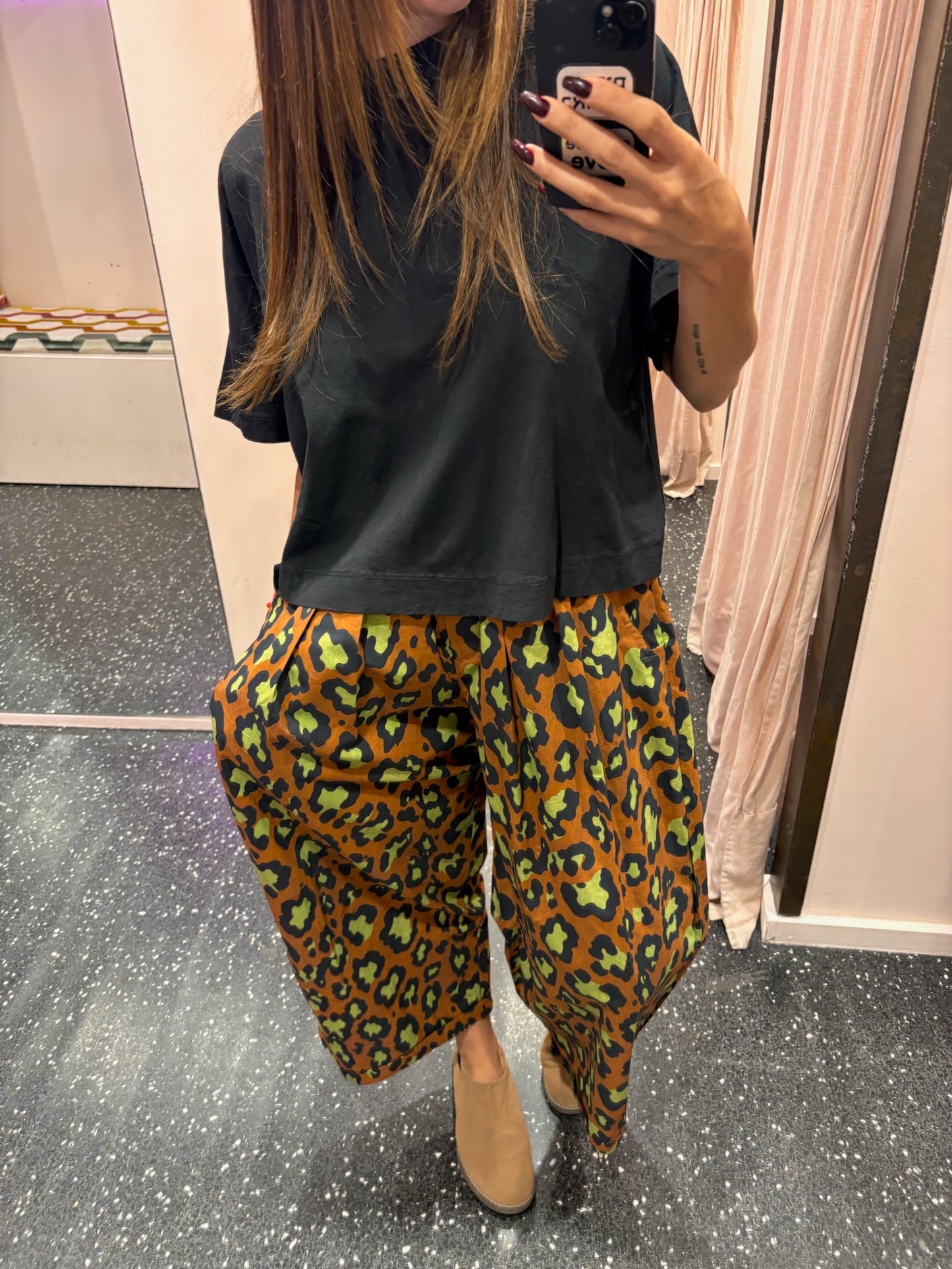 JOHANNA - Pantalon léopard