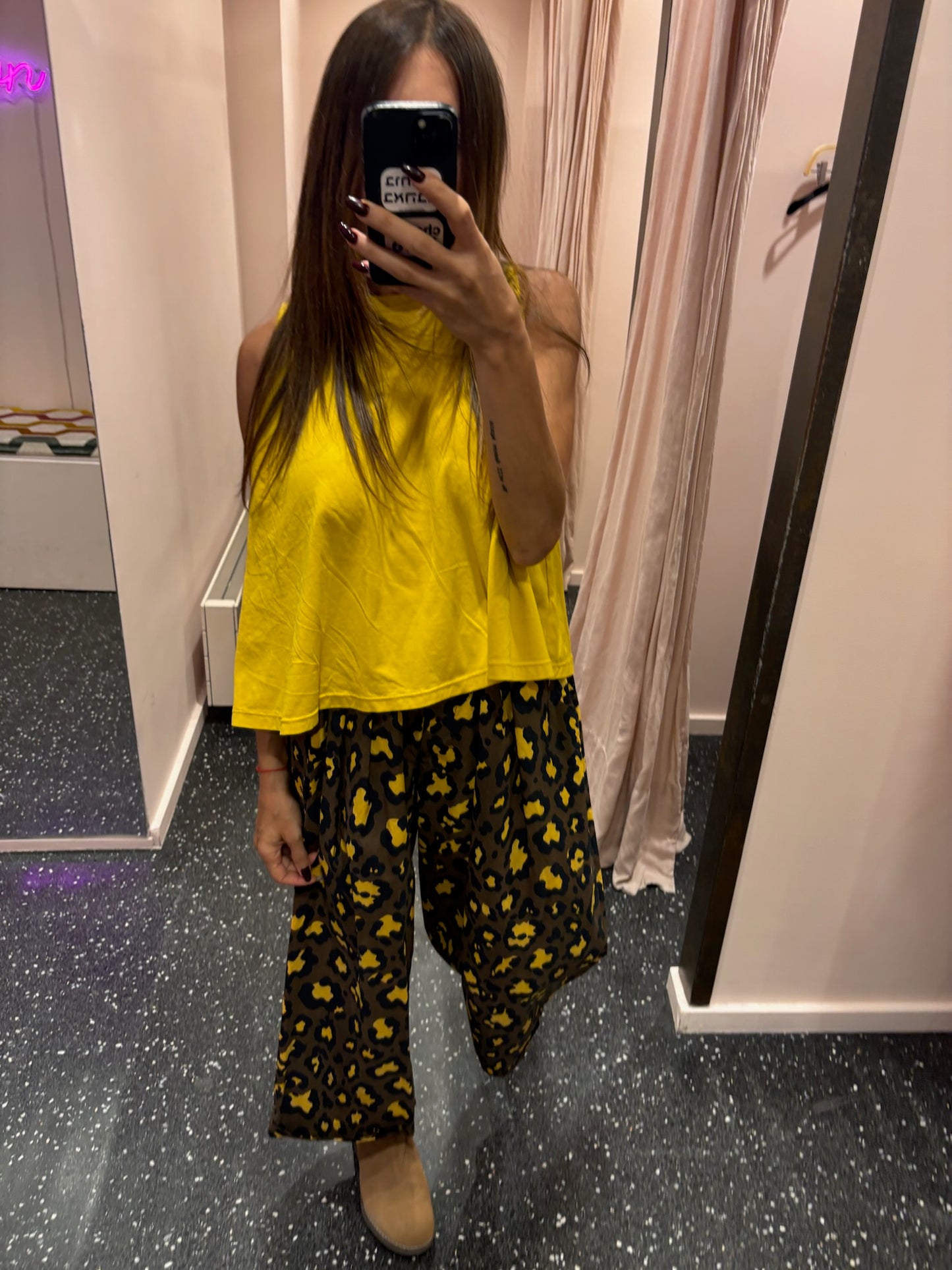 JOHANNA - Pantalon léopard