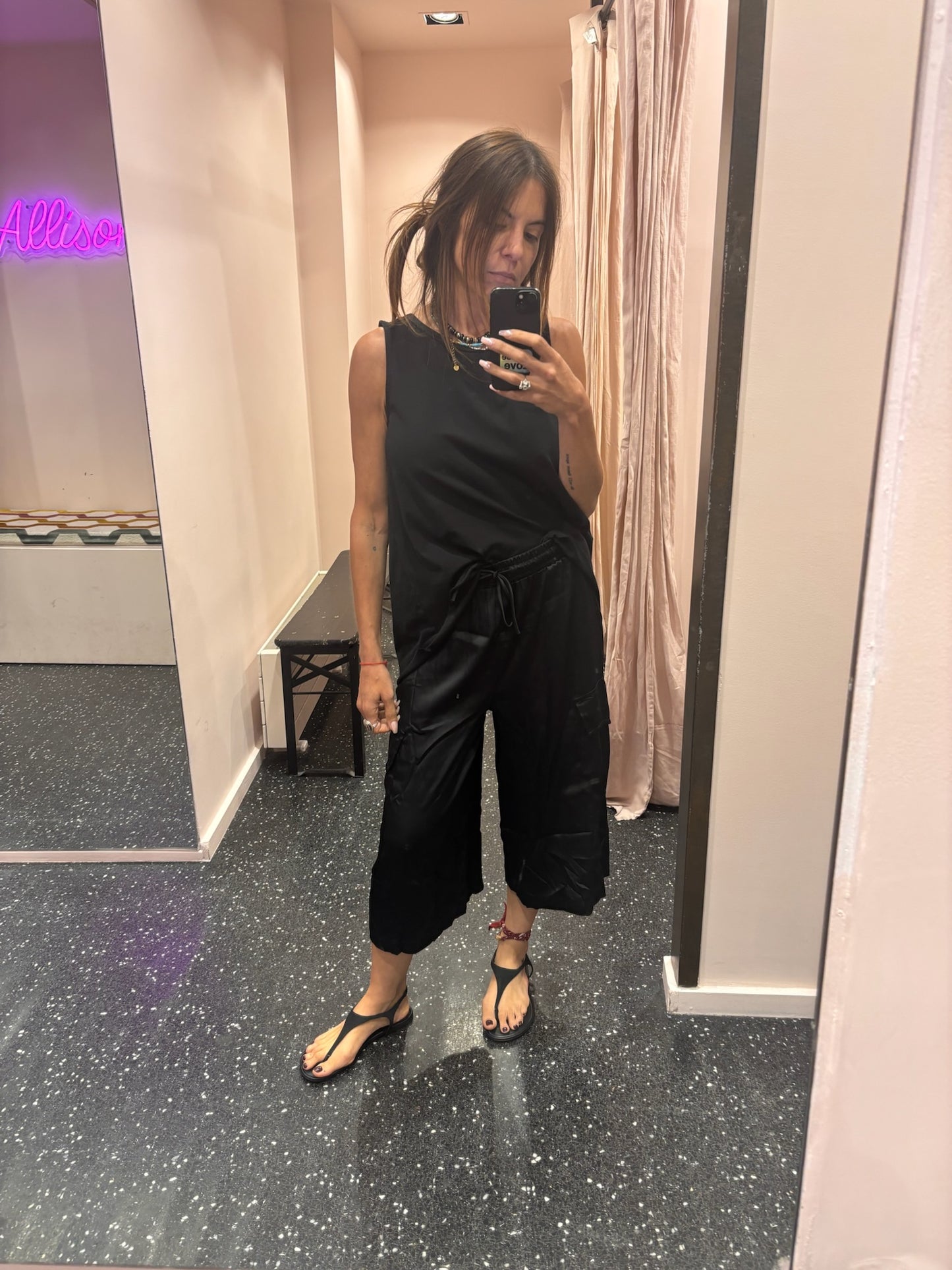 JOHANNA - Bermuda satin