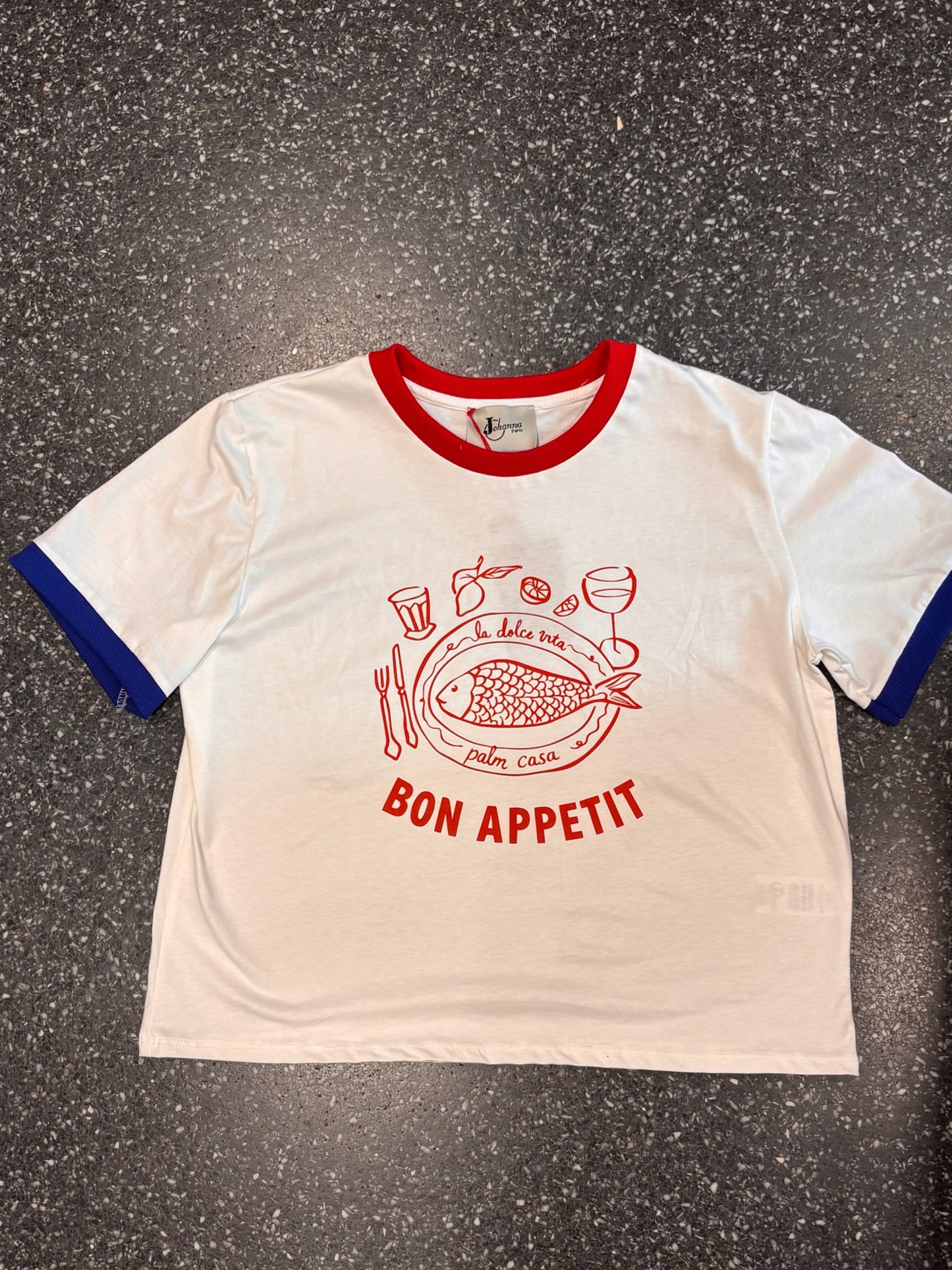 JOHANNA - t-shirt bon appétit