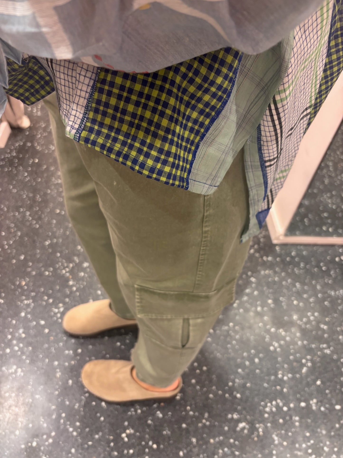 JOHANNA - Pantalon cargo délavé