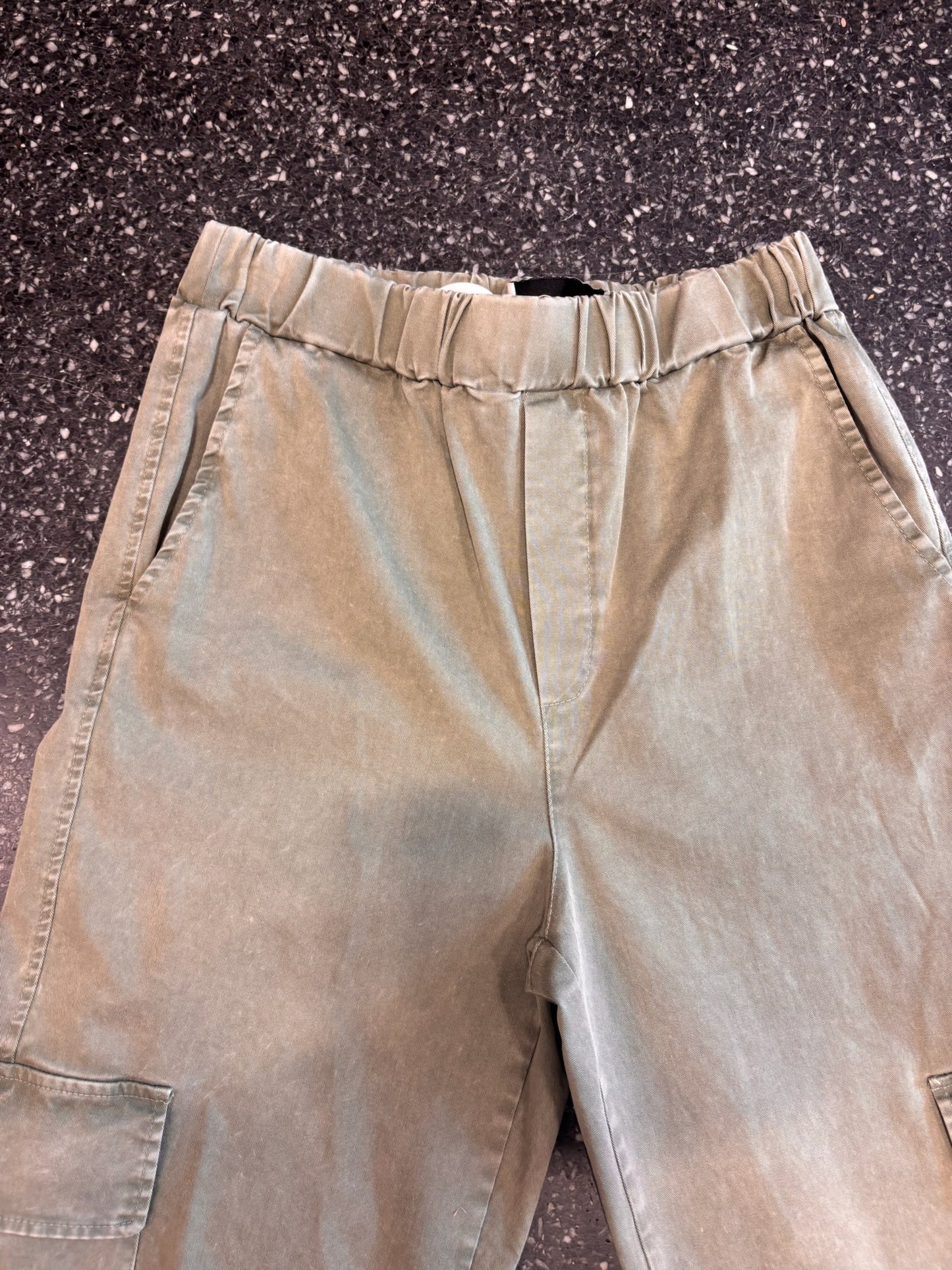 JOHANNA - Pantalon cargo délavé