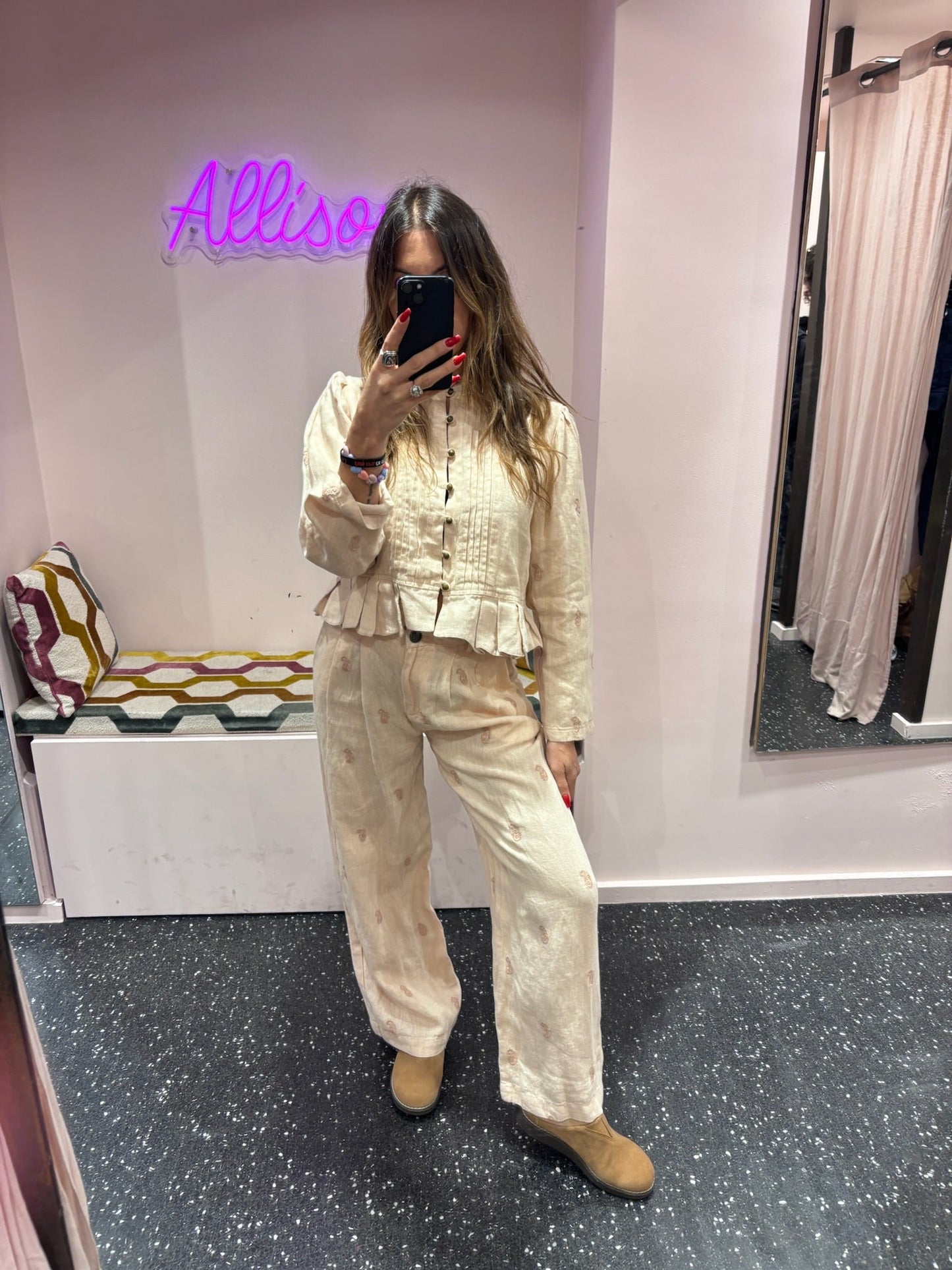 MAISON HÔTEL - Pantalon Otto antique blush