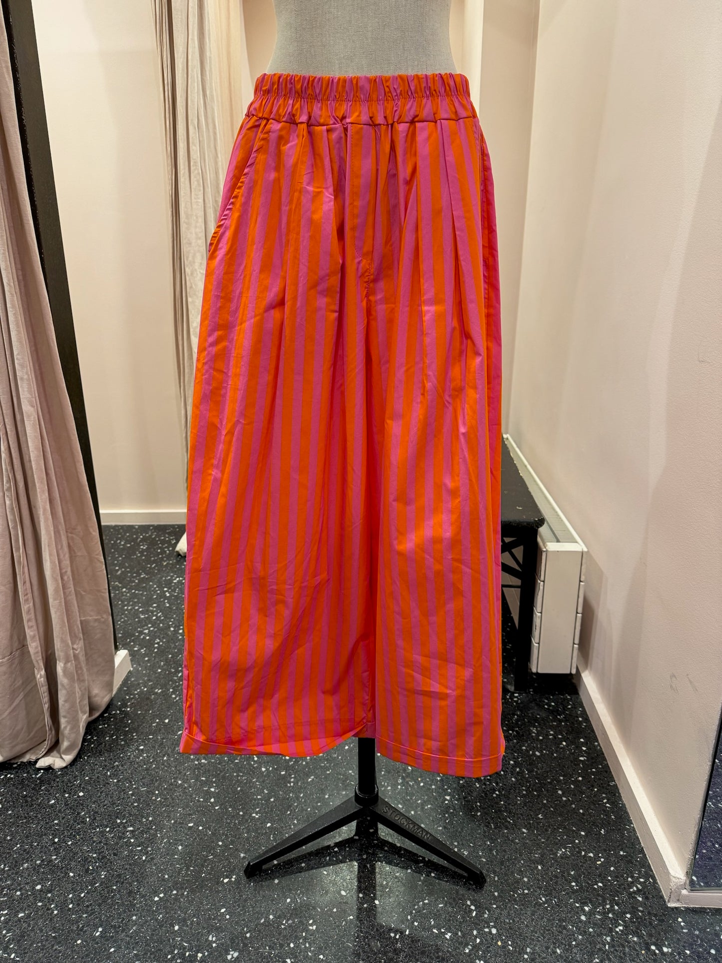 JOHANNA - Pantalon rayé bicolore