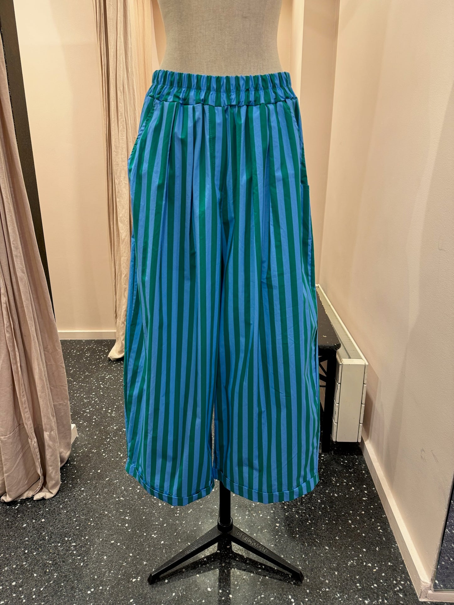 JOHANNA - Pantalon rayé bicolore