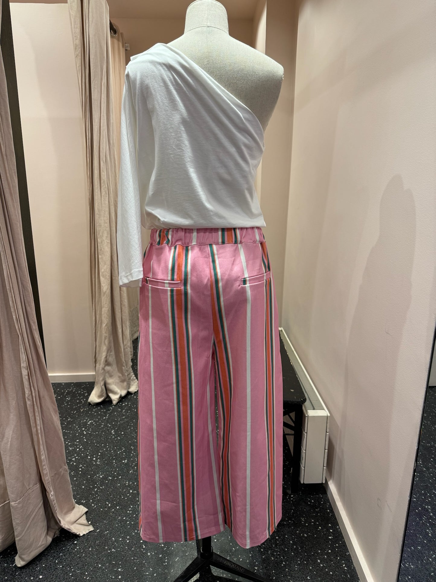 MOMENT - Pantalon à rayures multicolore