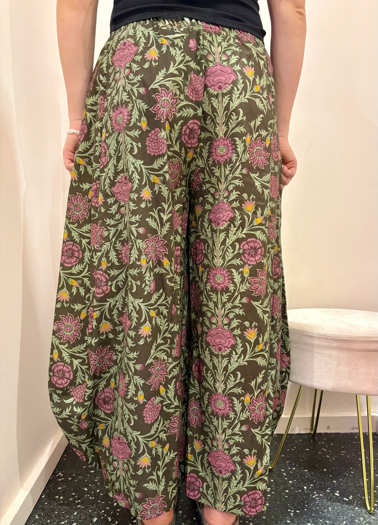 JOHANNA - Sarouel à fleurs