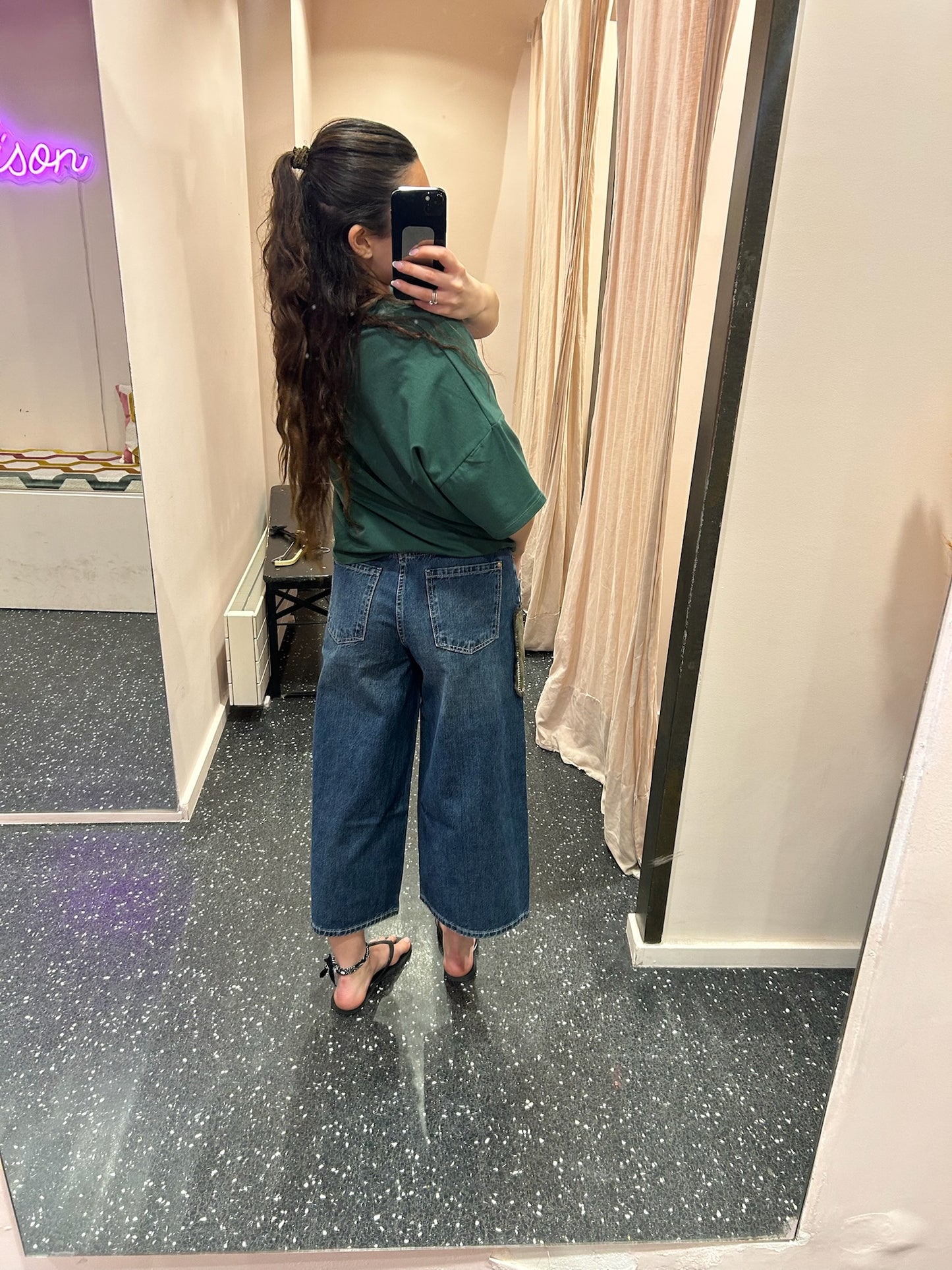 THE CORNER - Bermuda jean patchwork