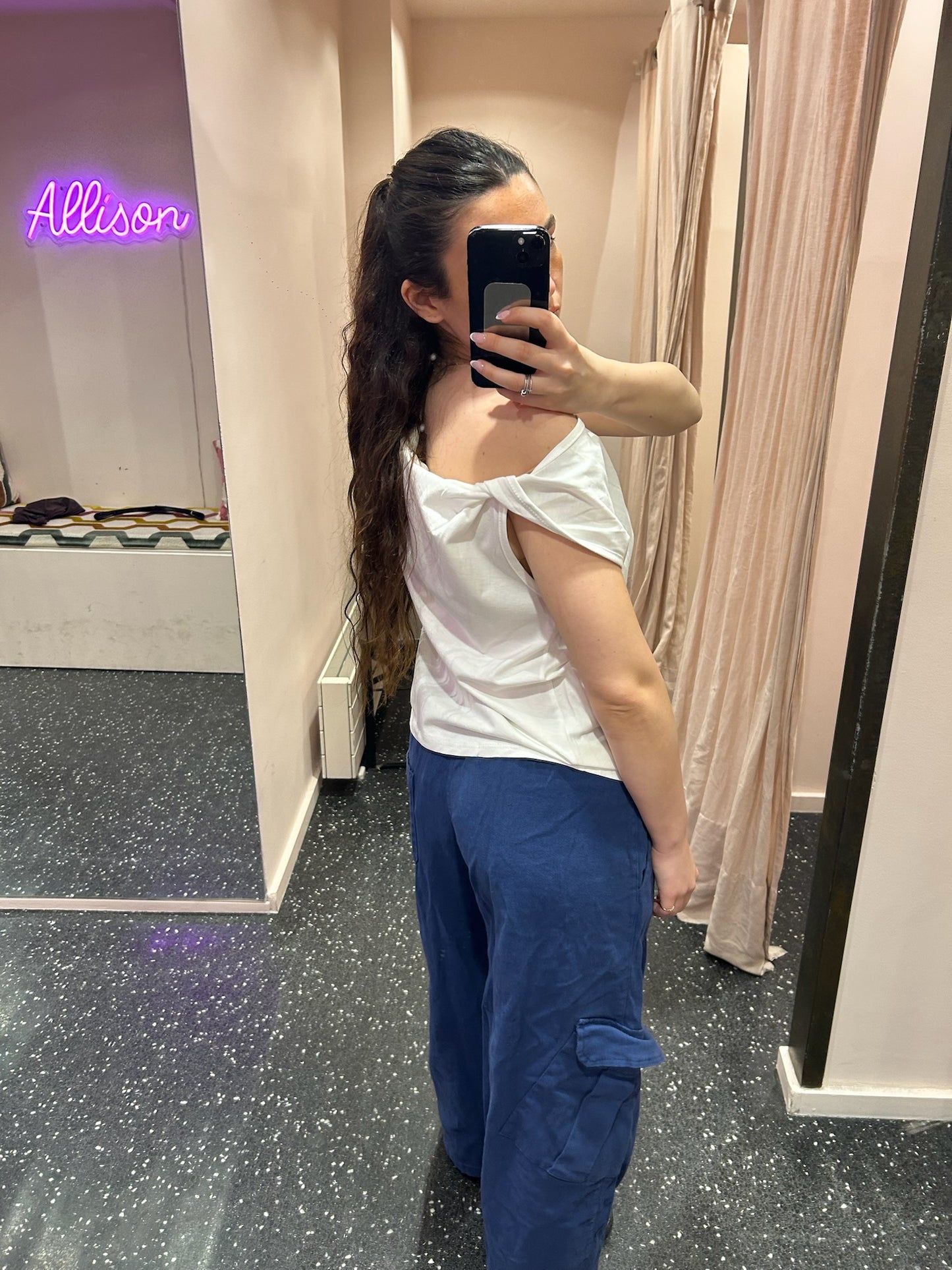 THE CORNER - Pantalon cargo uni