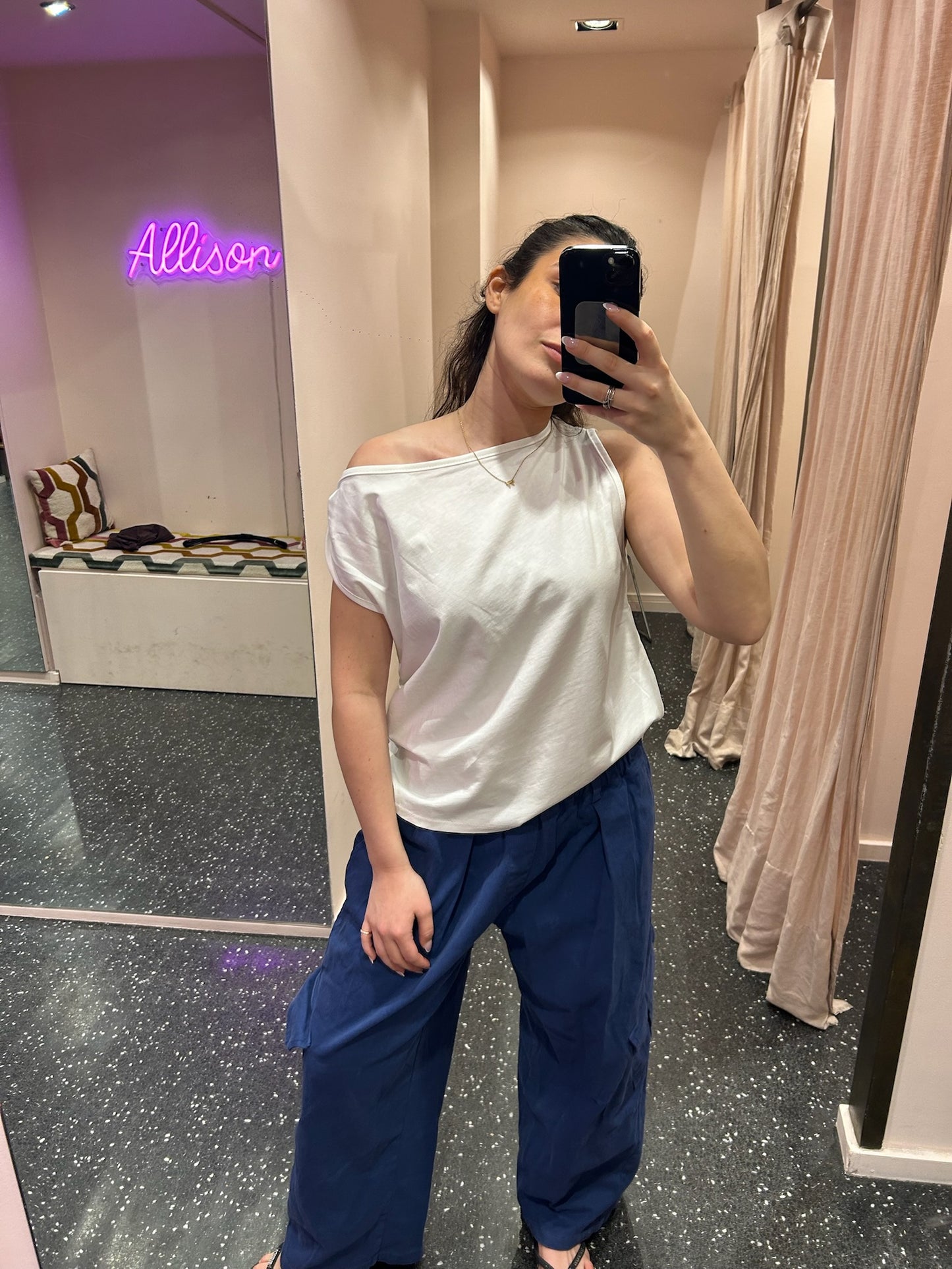 THE CORNER - Pantalon cargo uni